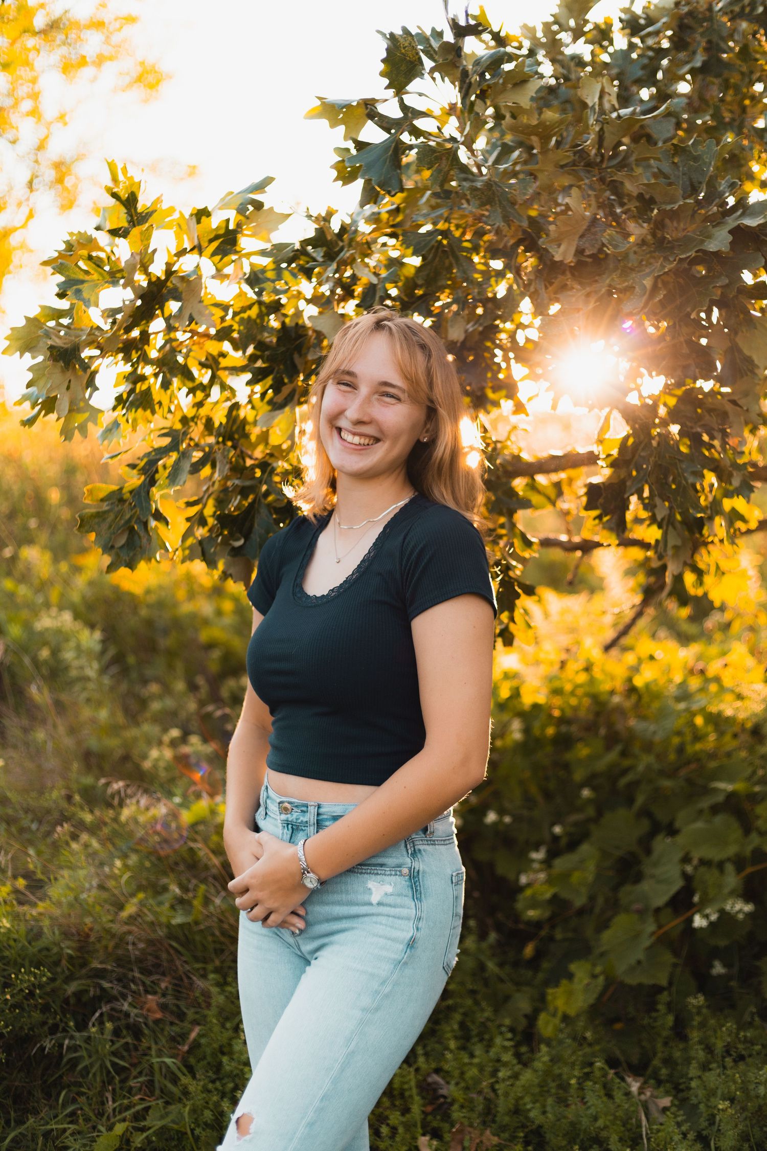 unique locations for senior photos Madison, WI Little Dragan Photography high school portraits golden hour middleton pheasant branch nature