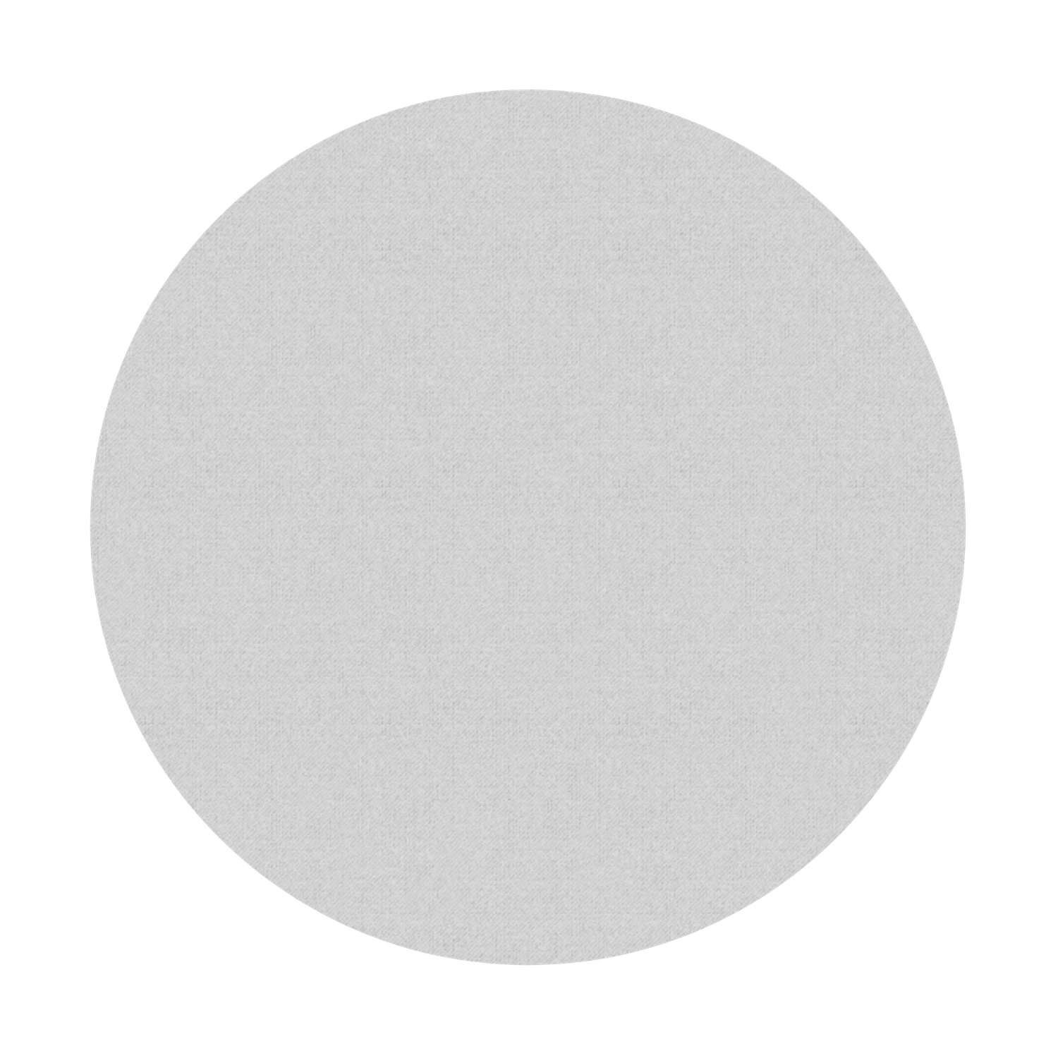 Oval shaped light gray color swatch showing a neutral tone.