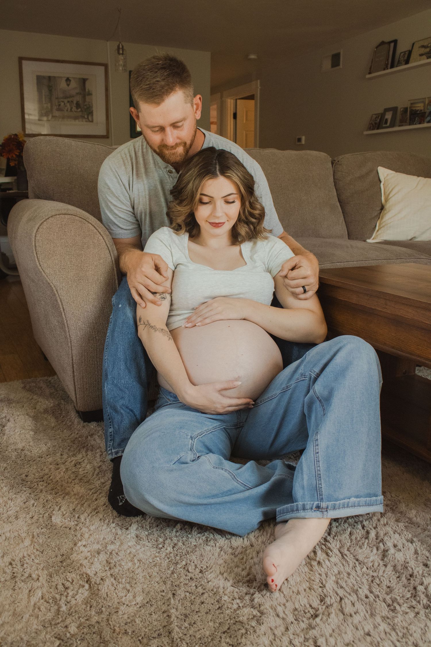 in home maternity photos