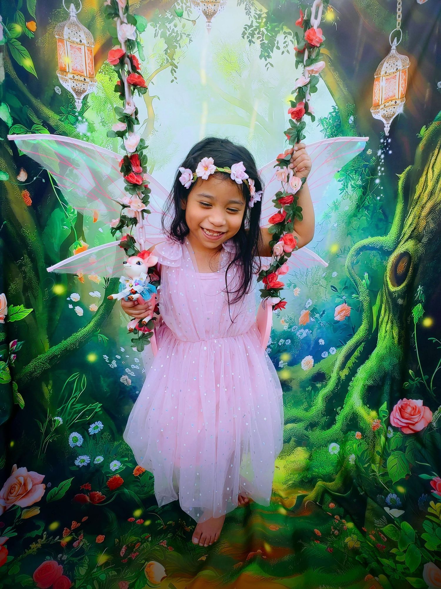 Fairy on swing