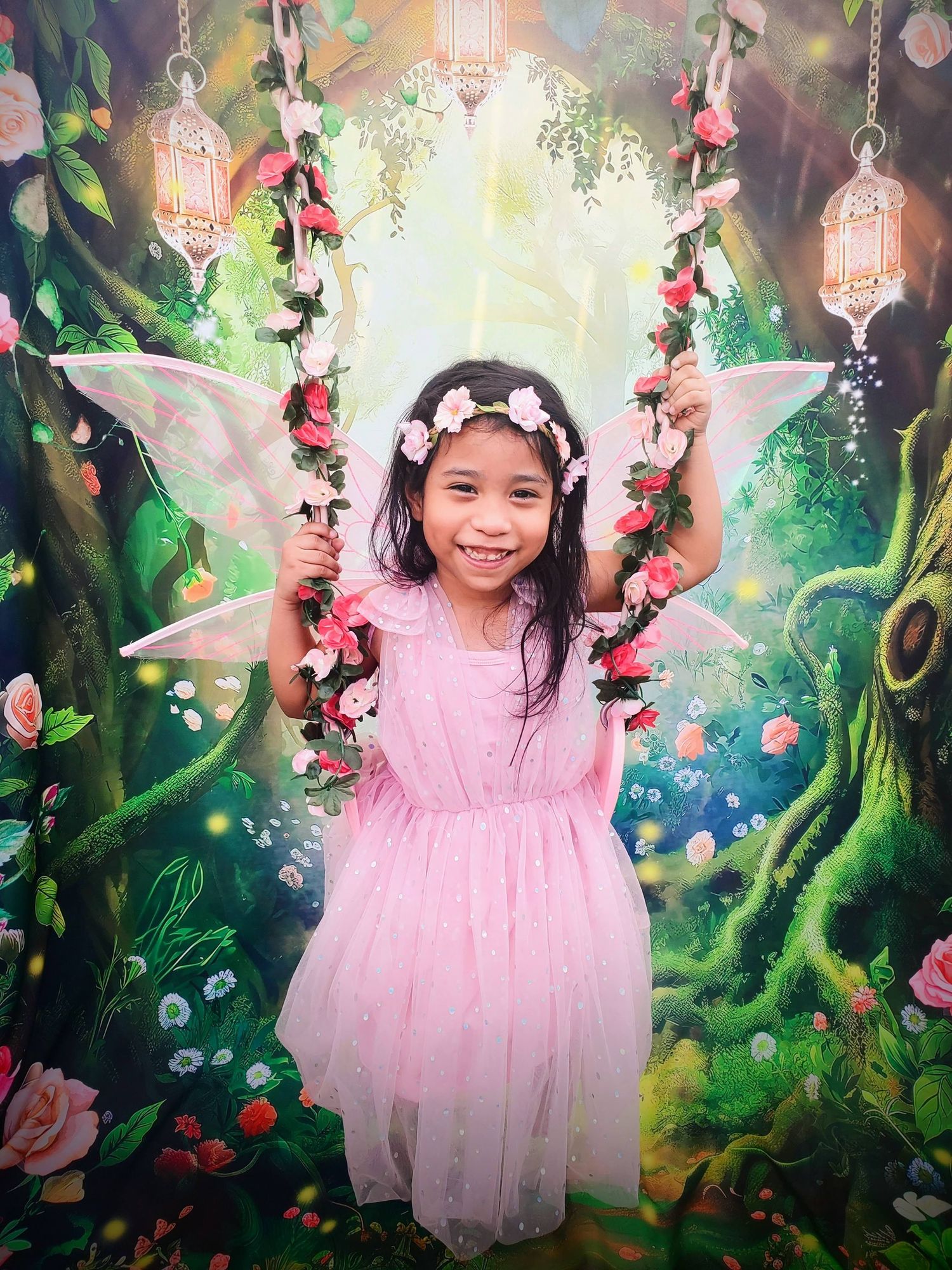 Fairy on swing