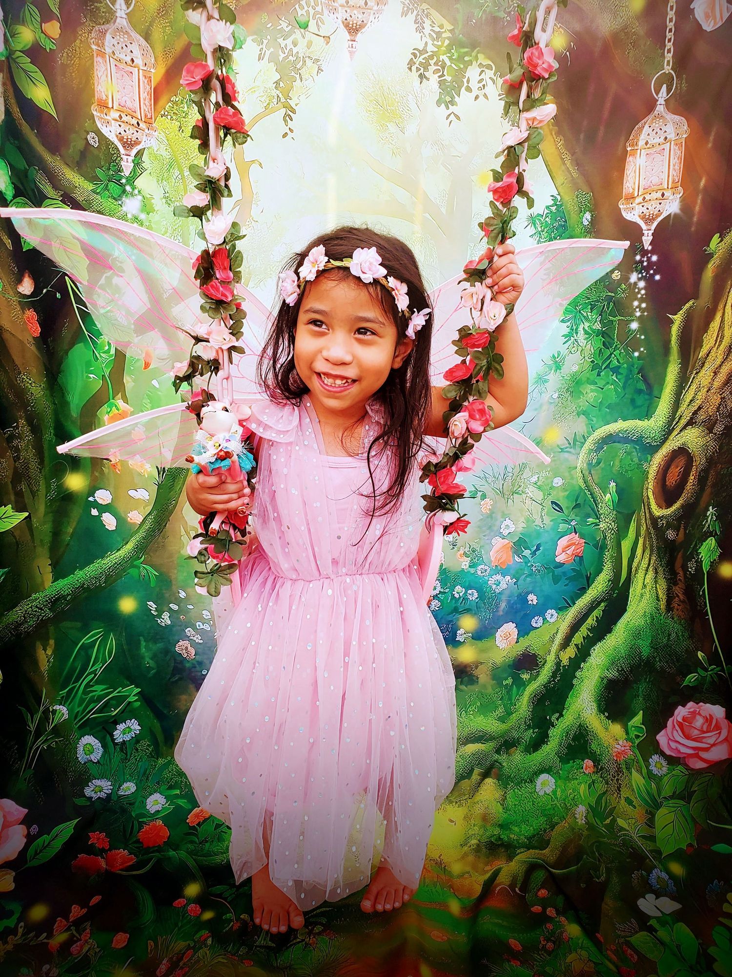 Fairy on swing