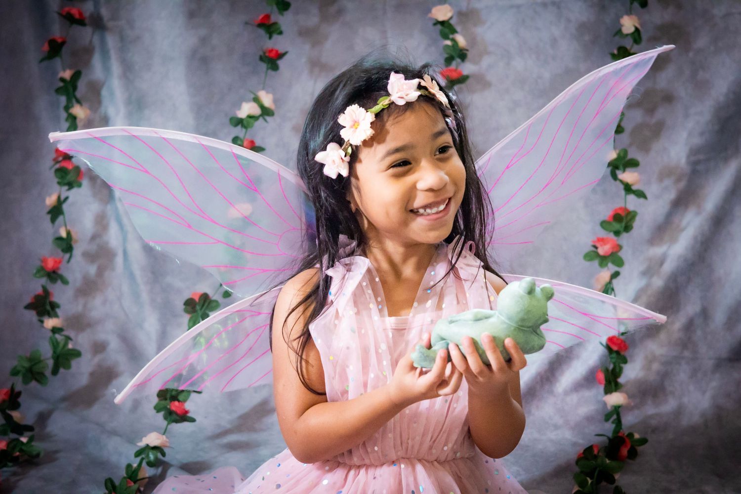 Fairy with frog