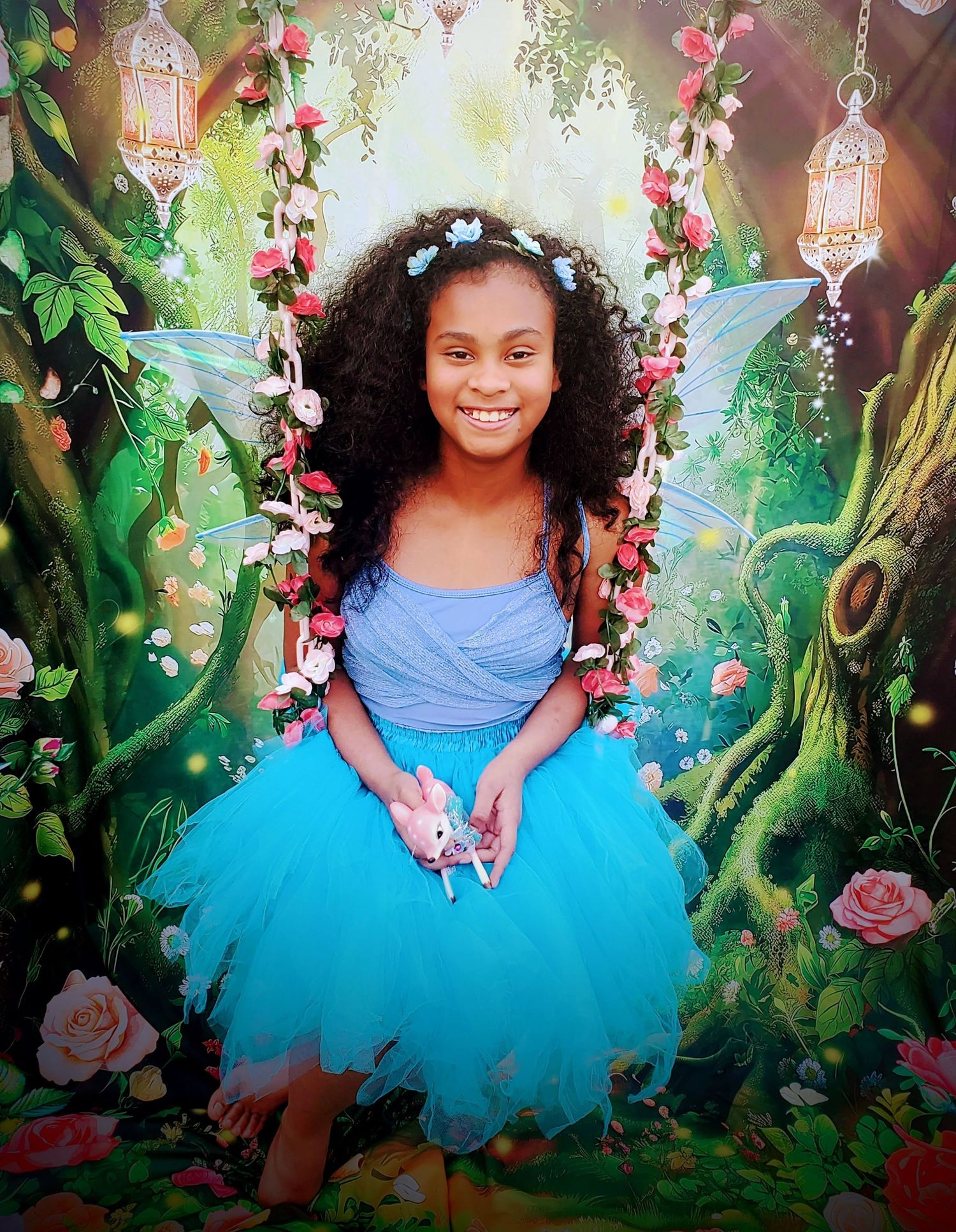 Fairy on swing