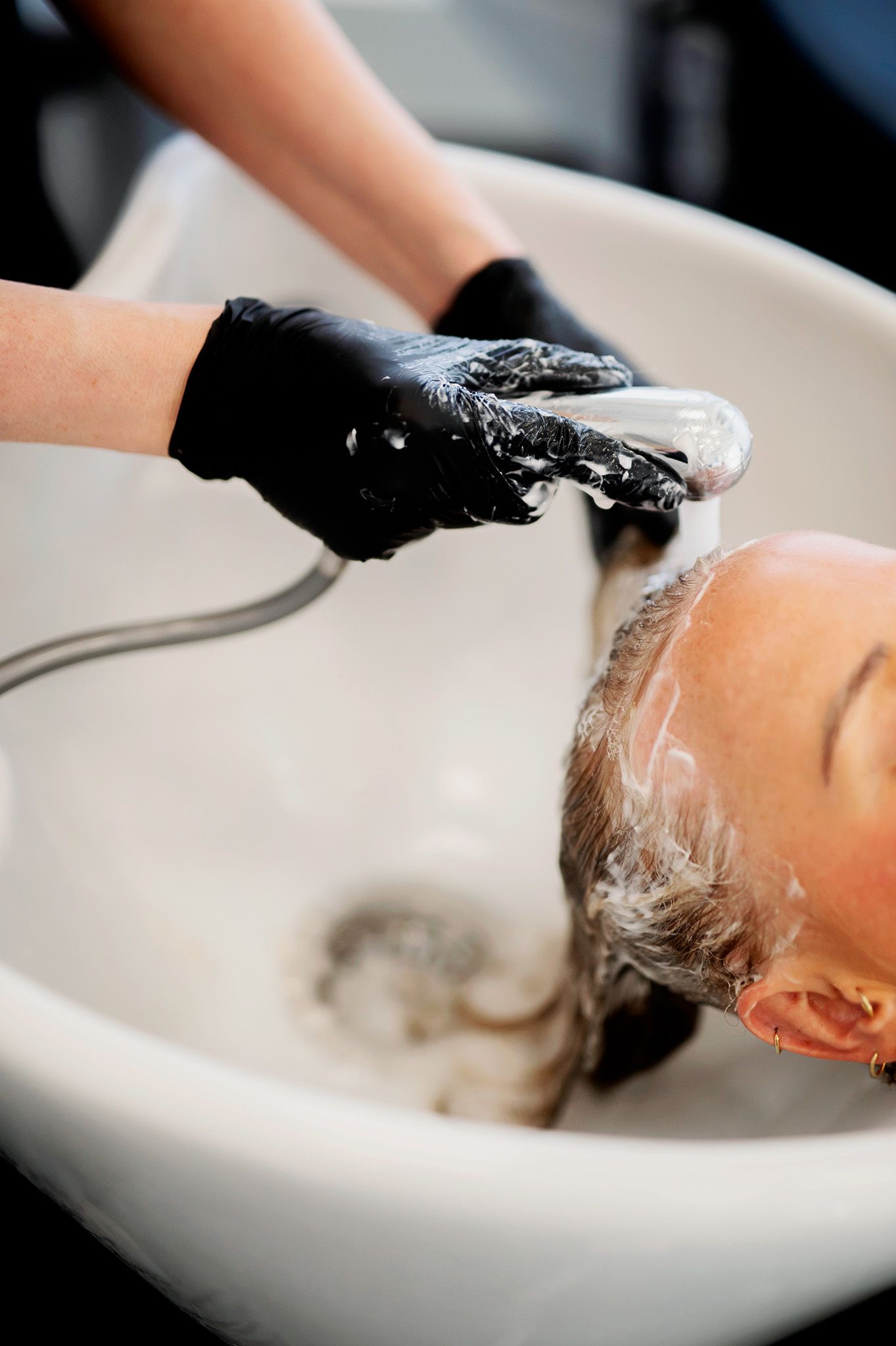 I shamponeringen hos Carolina Danielsson