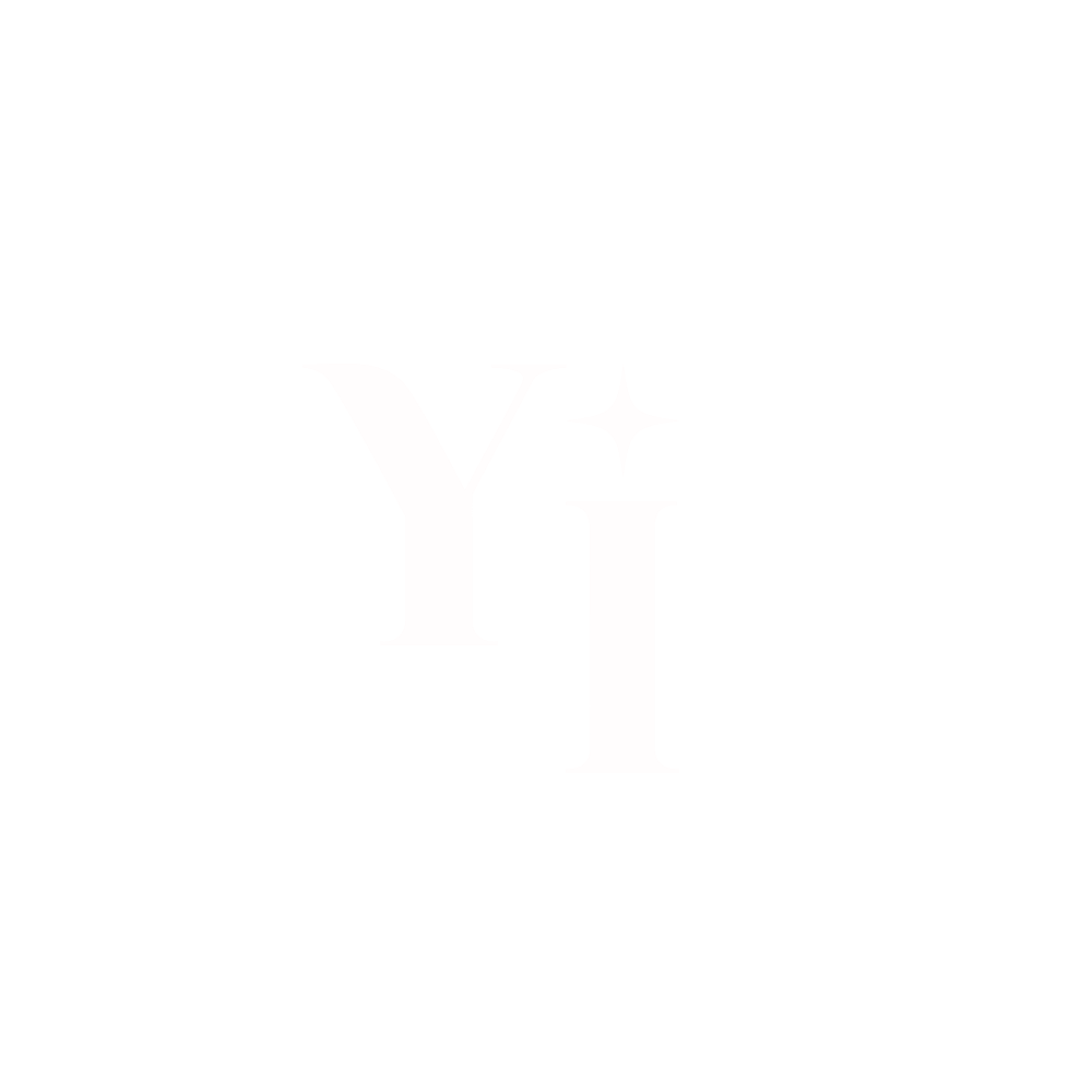 Minimalist white logo or watermark graphic on a plain white background.