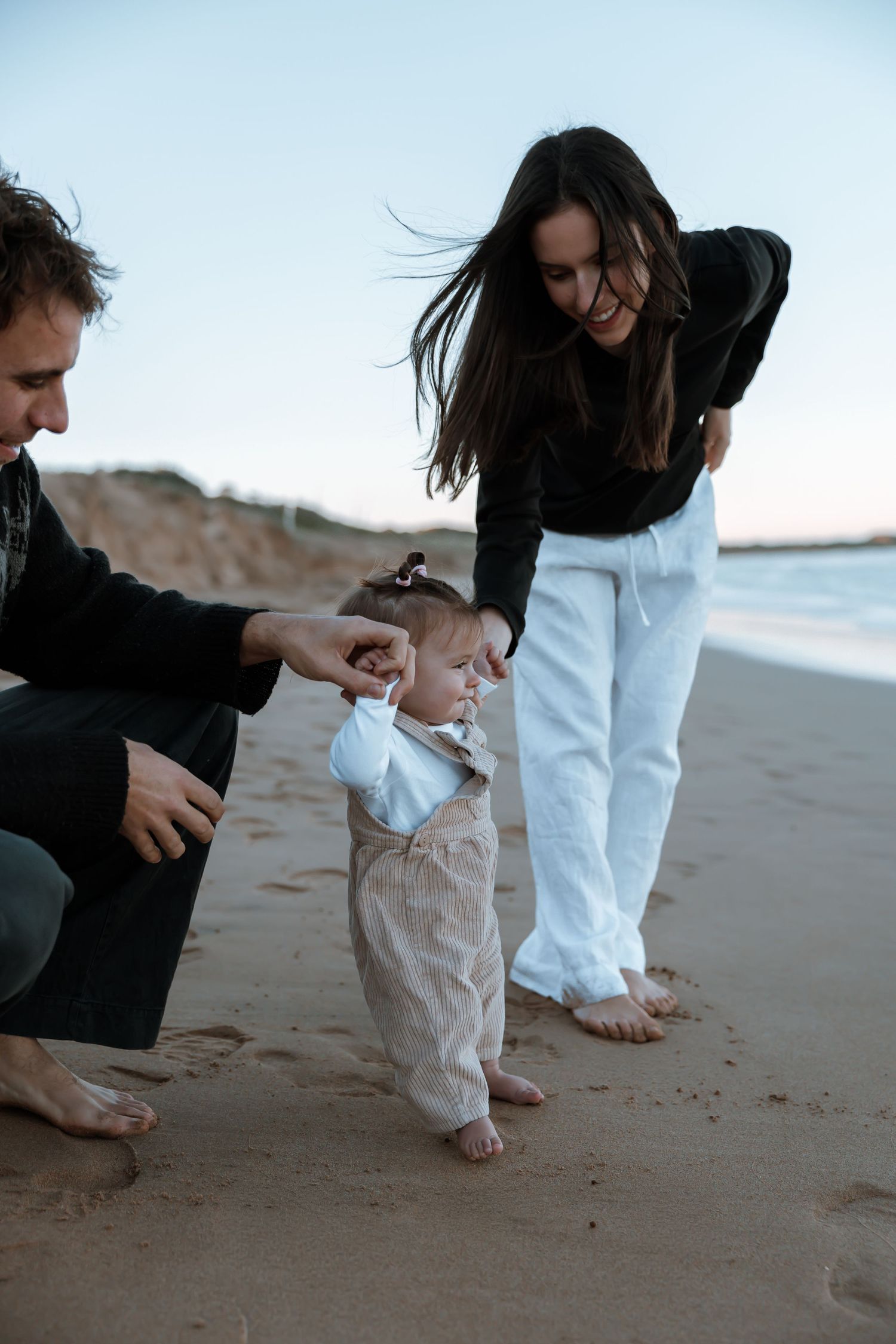 family photo shoot, baby beach photoshoot, surf coast