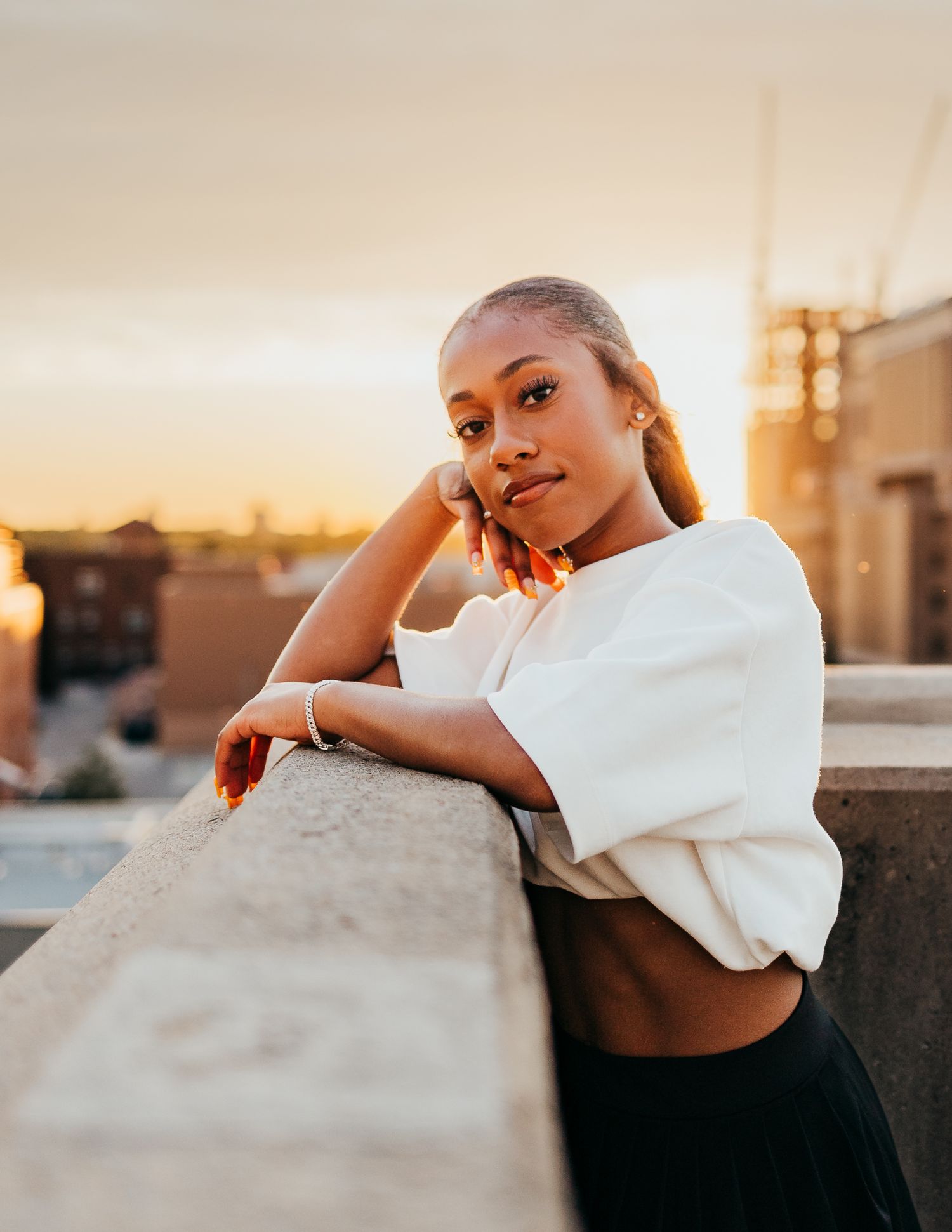 parking garage for senior photos