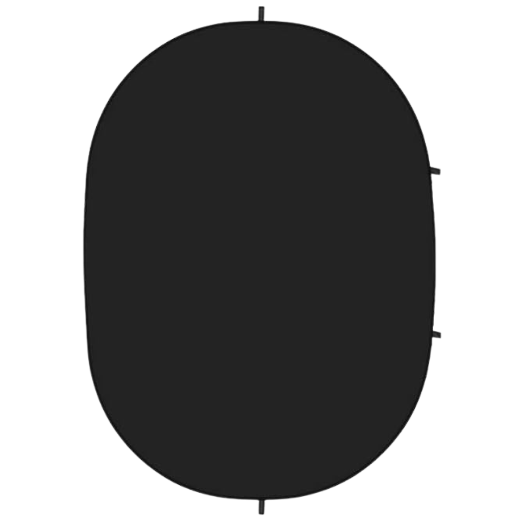 Five simple black circular shapes arranged in a horizontal row with small tick marks on their perimeters.