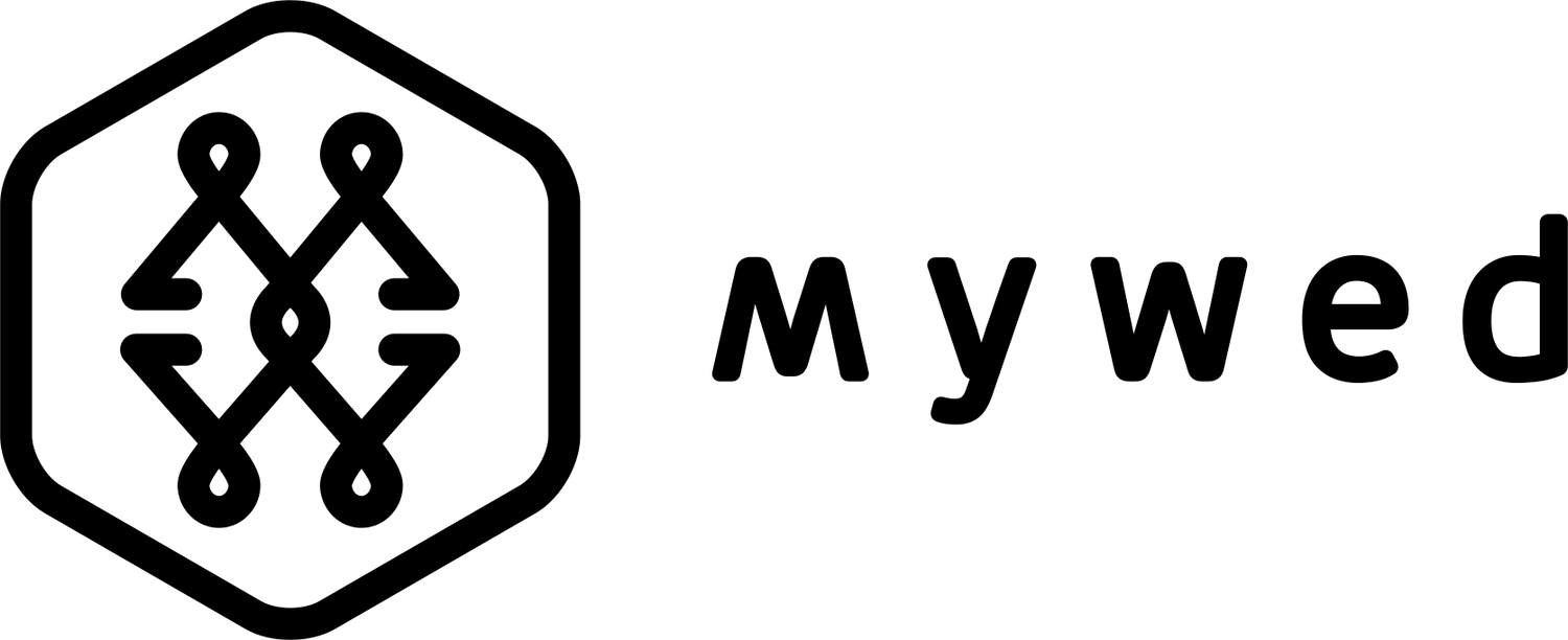 Black horizontal logo design for World's Best Wedding Photos.