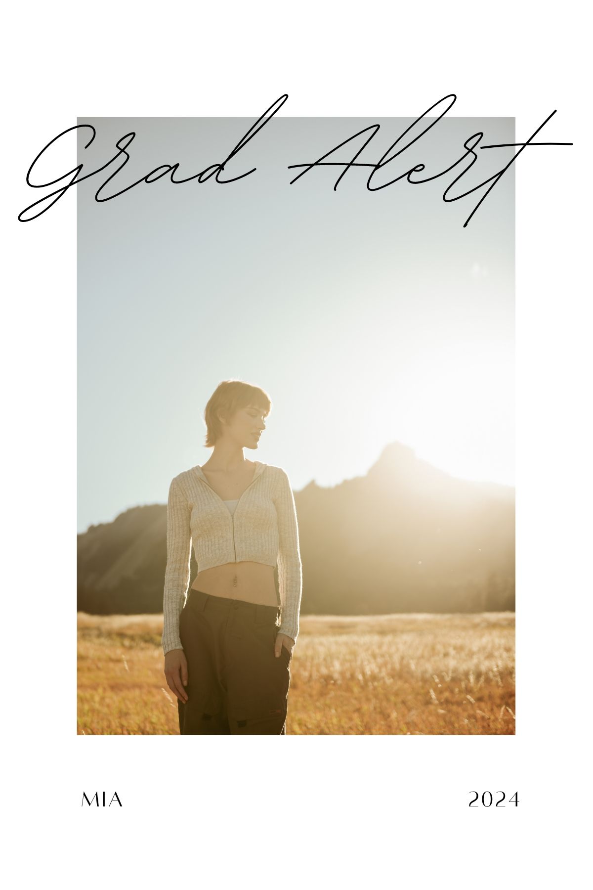 Silhouetted figure stands in golden wheat field at sunset with sunlight creating ethereal backlit glow.