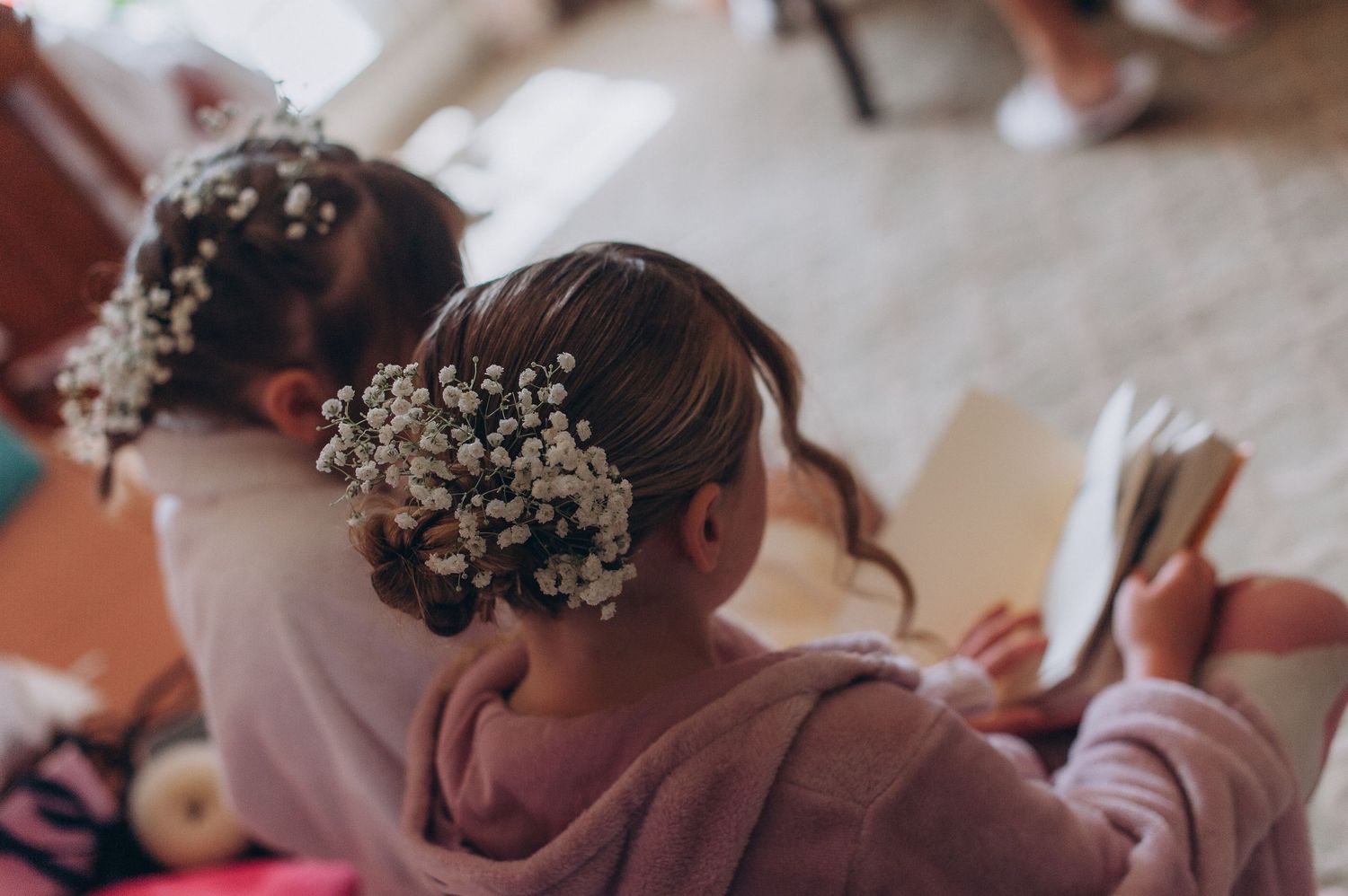 Bride and groom sharing a joyful moment during their wedding day