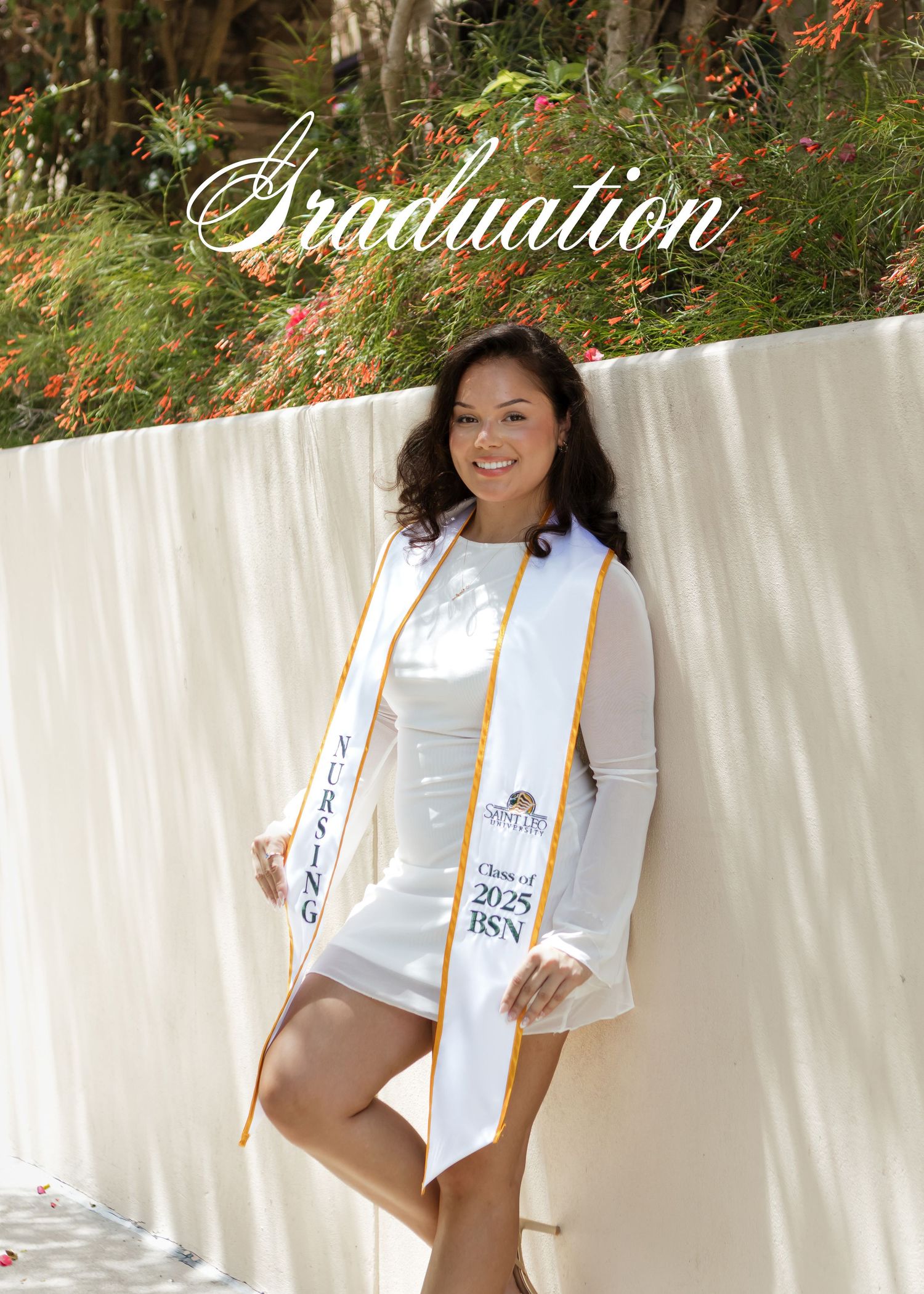 white dress for nursing graduation 25 Outfit Ideas Proud Ceremony Style The fabric is a beautiful POLYESTER with about 5% of SPANDEX for stretch Graduation Photography Near You -