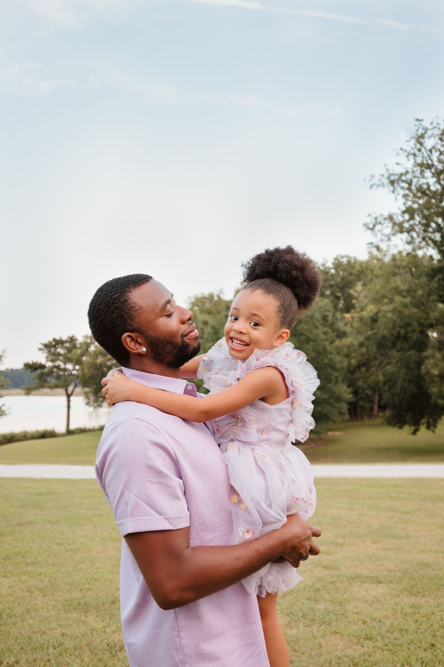 dad and daughter
