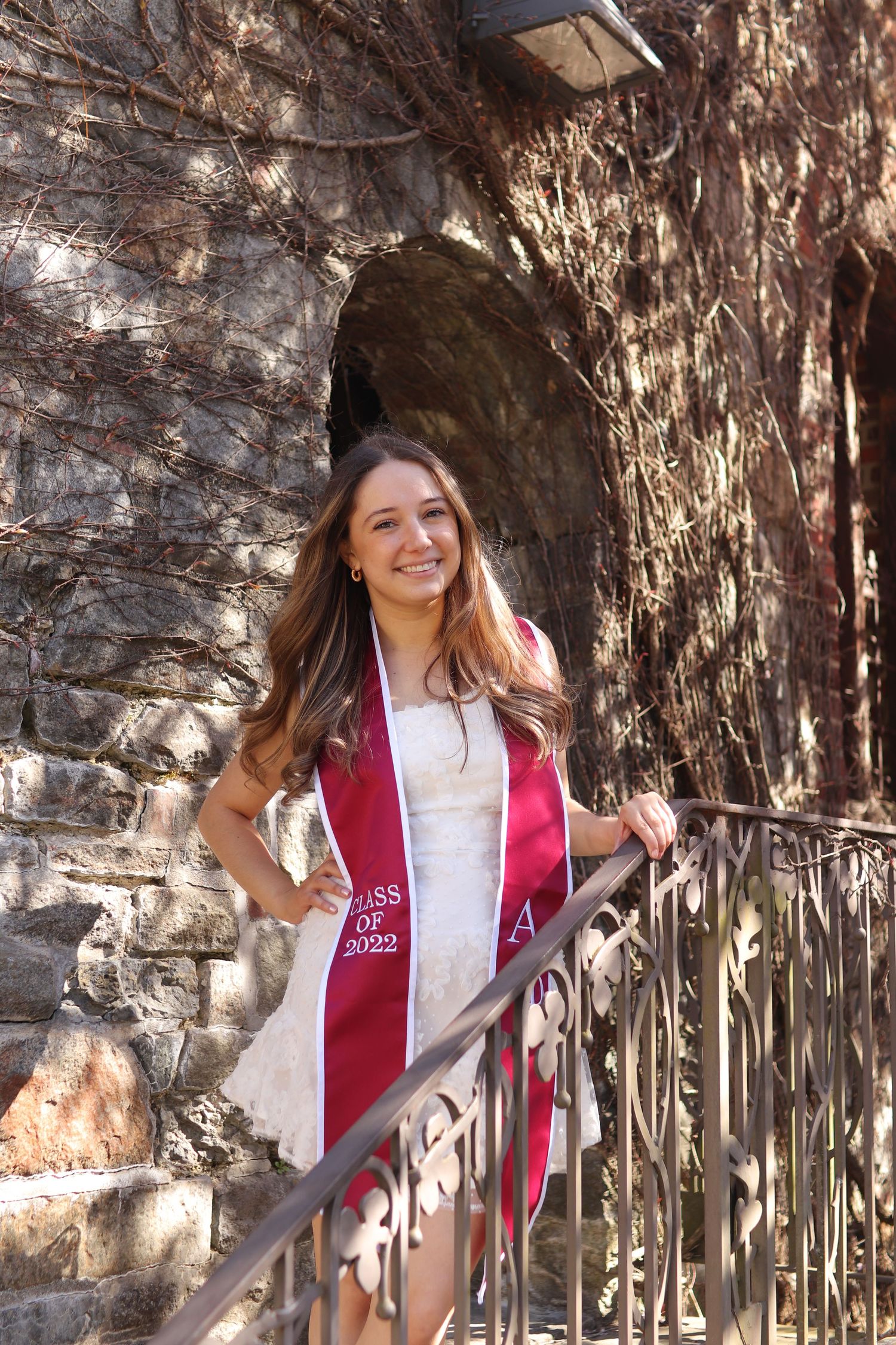 Alpha Phi senior photo, graduation photo, natural light photography, WPI. Worcester, MA