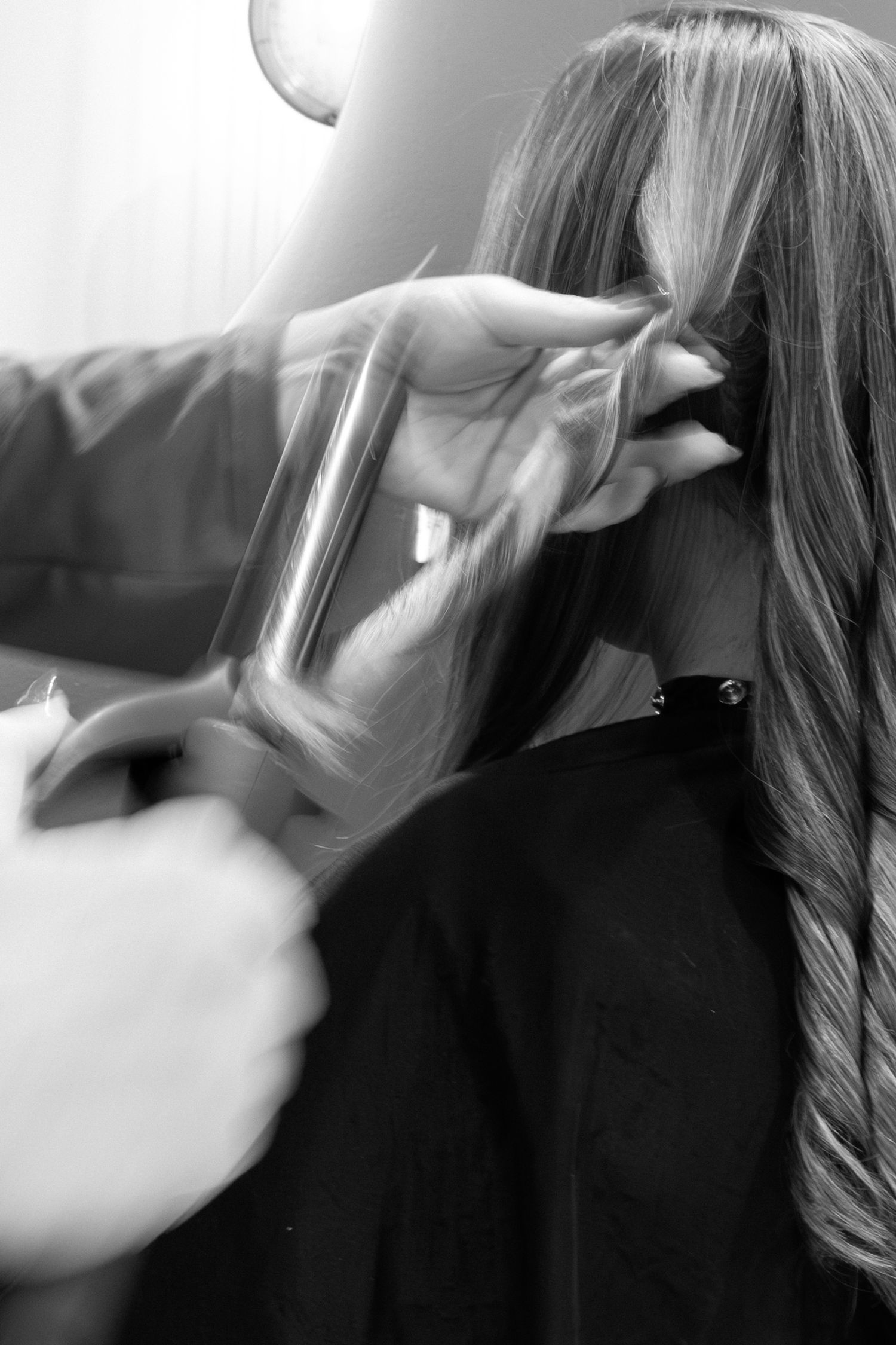 Hairstylist branding photo session in Central MA/Worcester County. EMB Creating