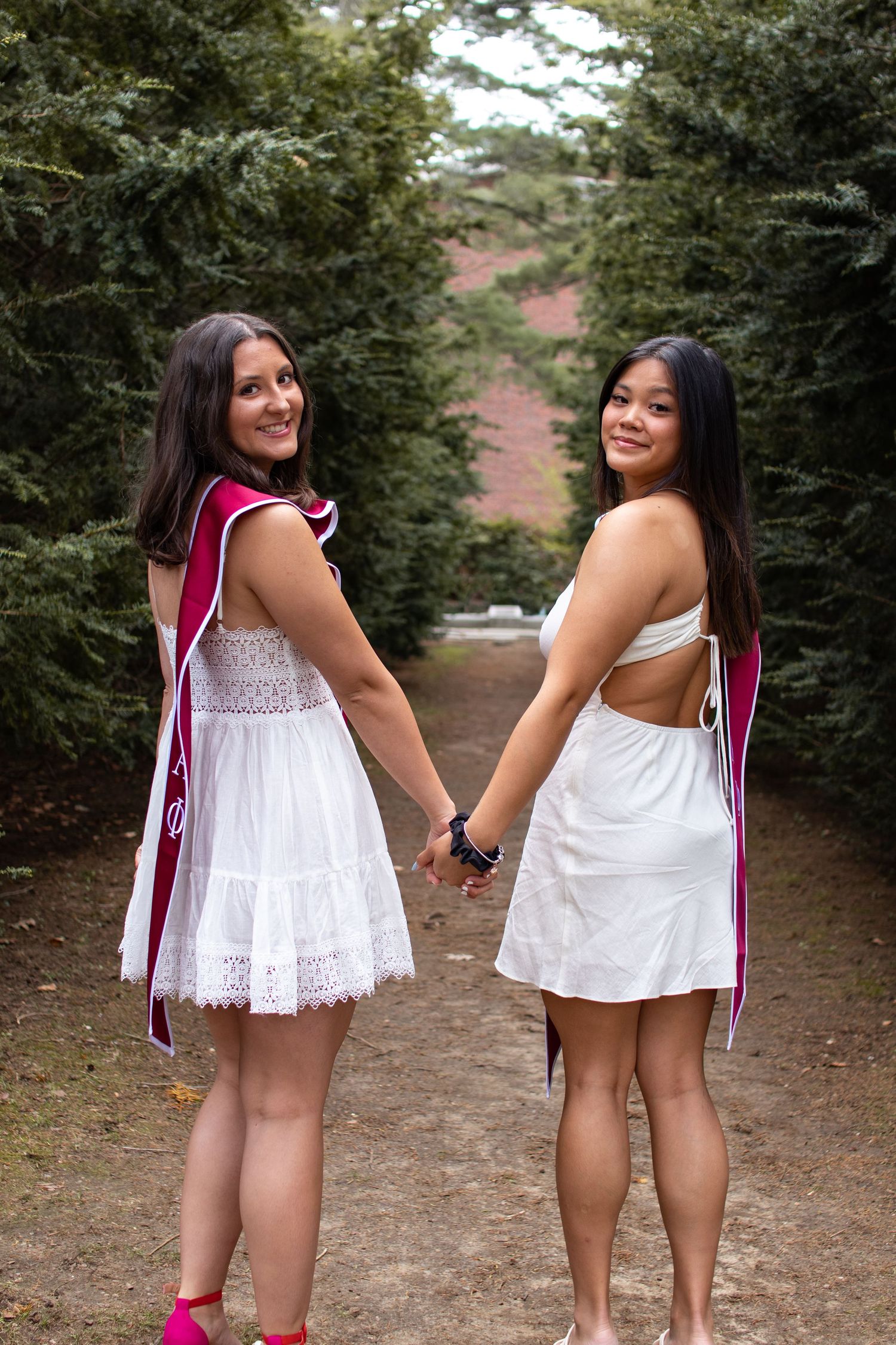 College friends graduation photos, natural lighting photography, WPI, sorority, senior grad photos. Worcester, MA
