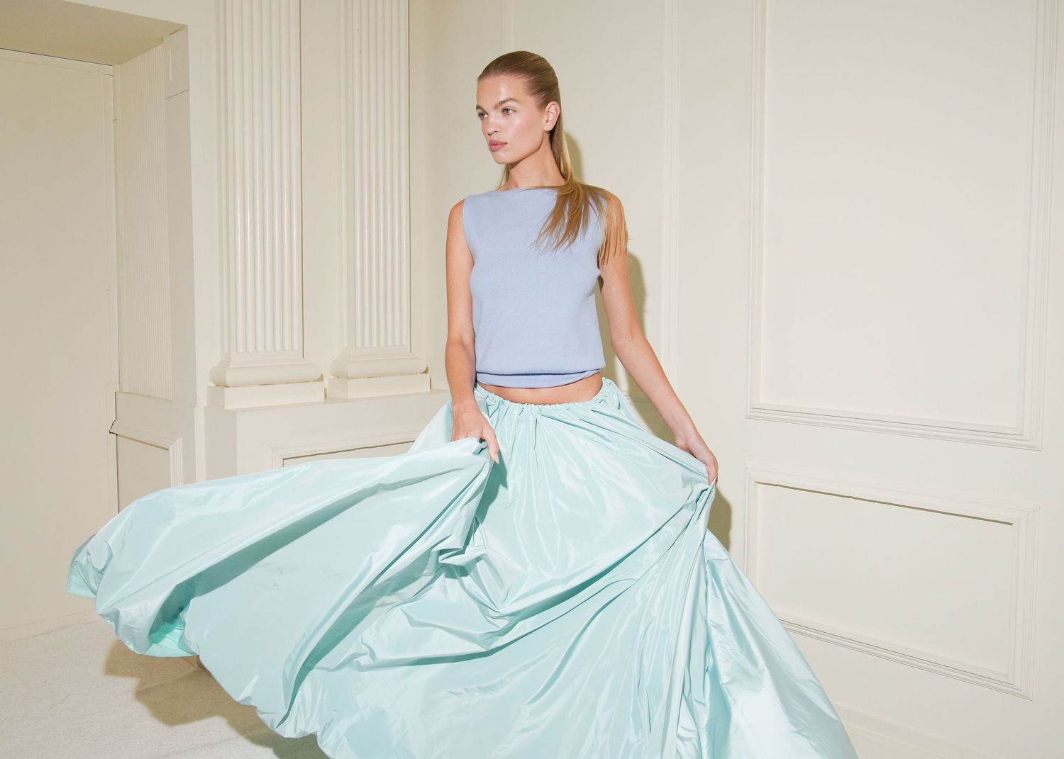 Luxury Event Retouching New York Fashion week 2024 by Olivia LiCalzi Photography - Staud