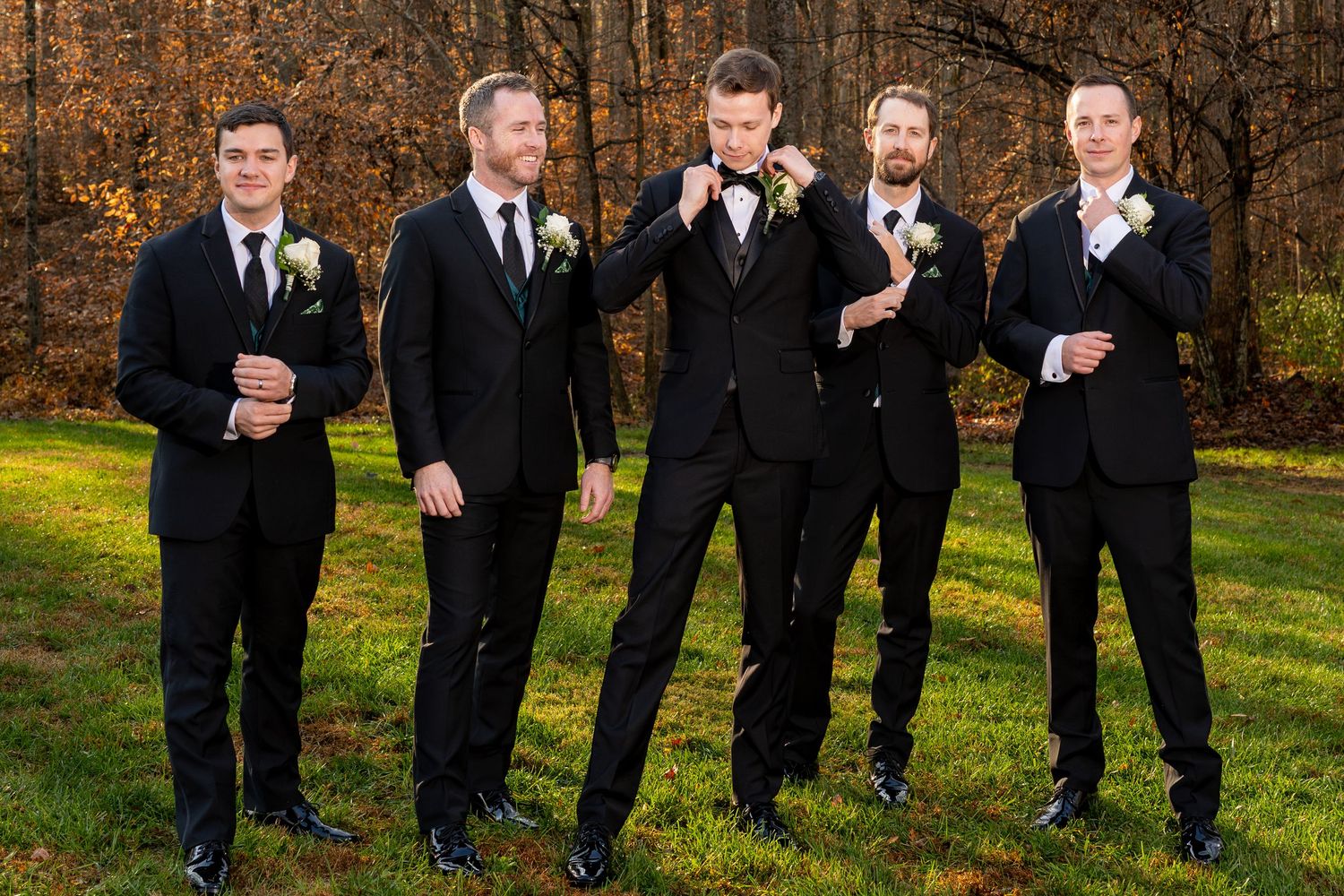 Groom with Groomsmen