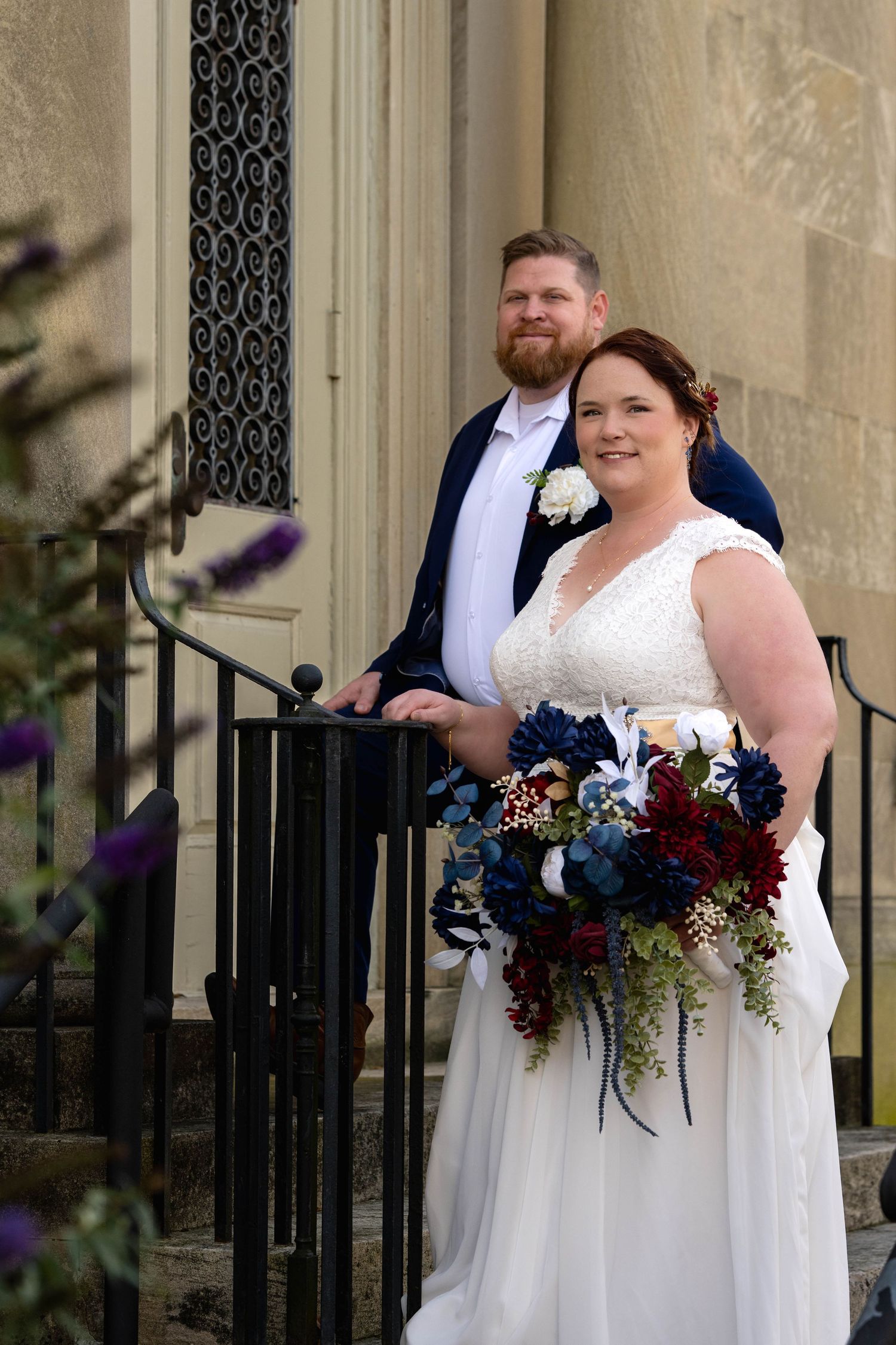 Portrait Bride and Groom VMFA Richmond Virginia