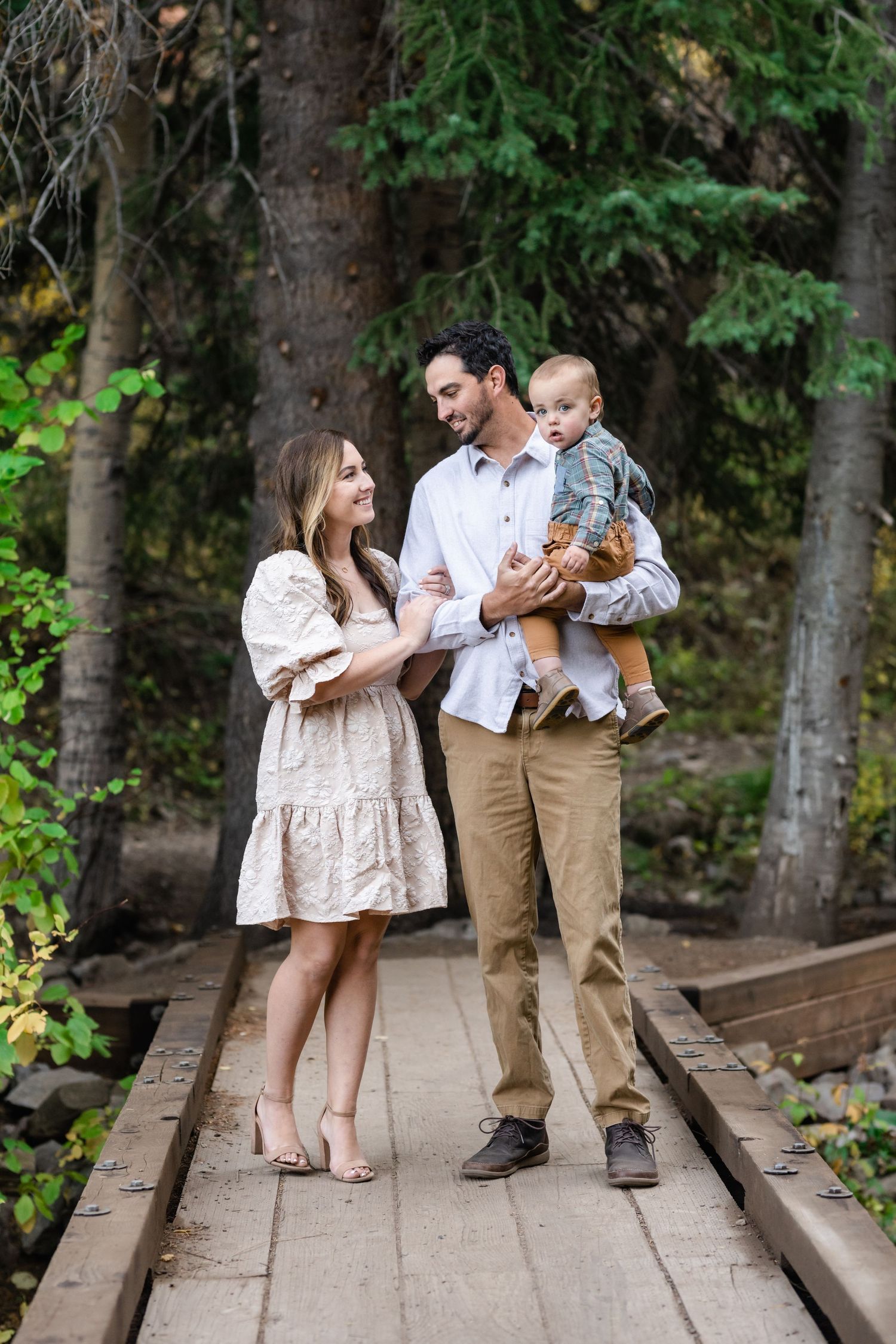 Dreamy and timeless fall family photos in the mountains by Coley Cook, Utah county family photographer