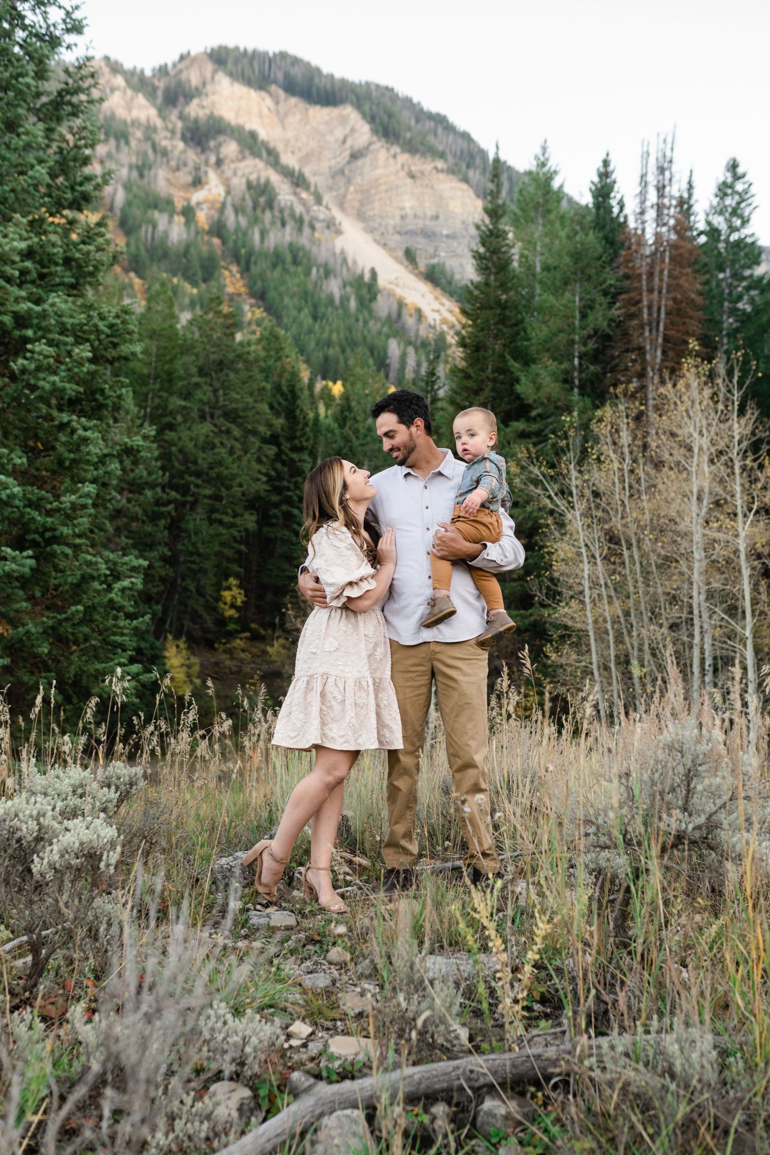 Dreamy and timeless fall family photos in the mountains by Coley Cook, Utah county family photographer