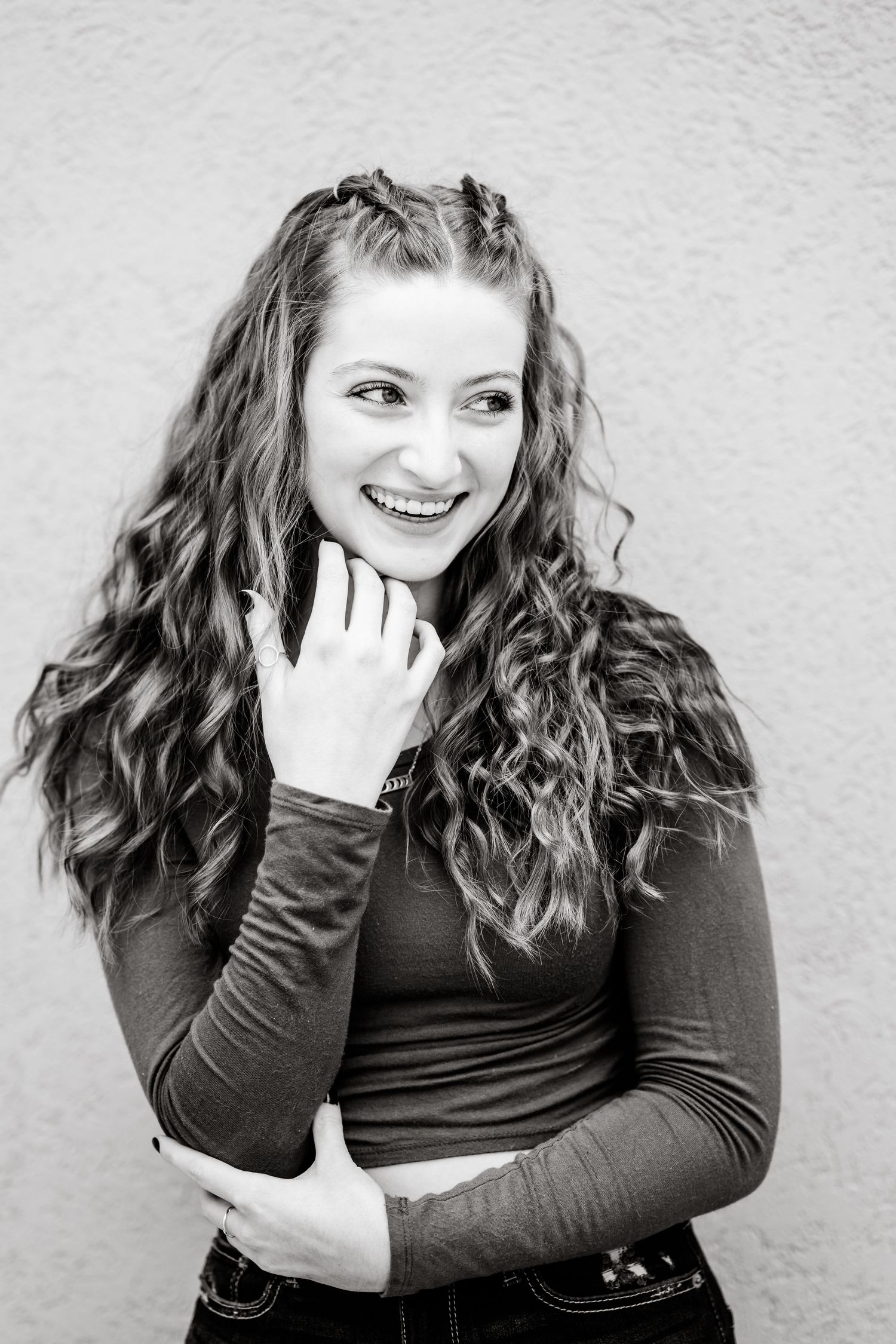 A series of expressive portrait shots against a light gray background.