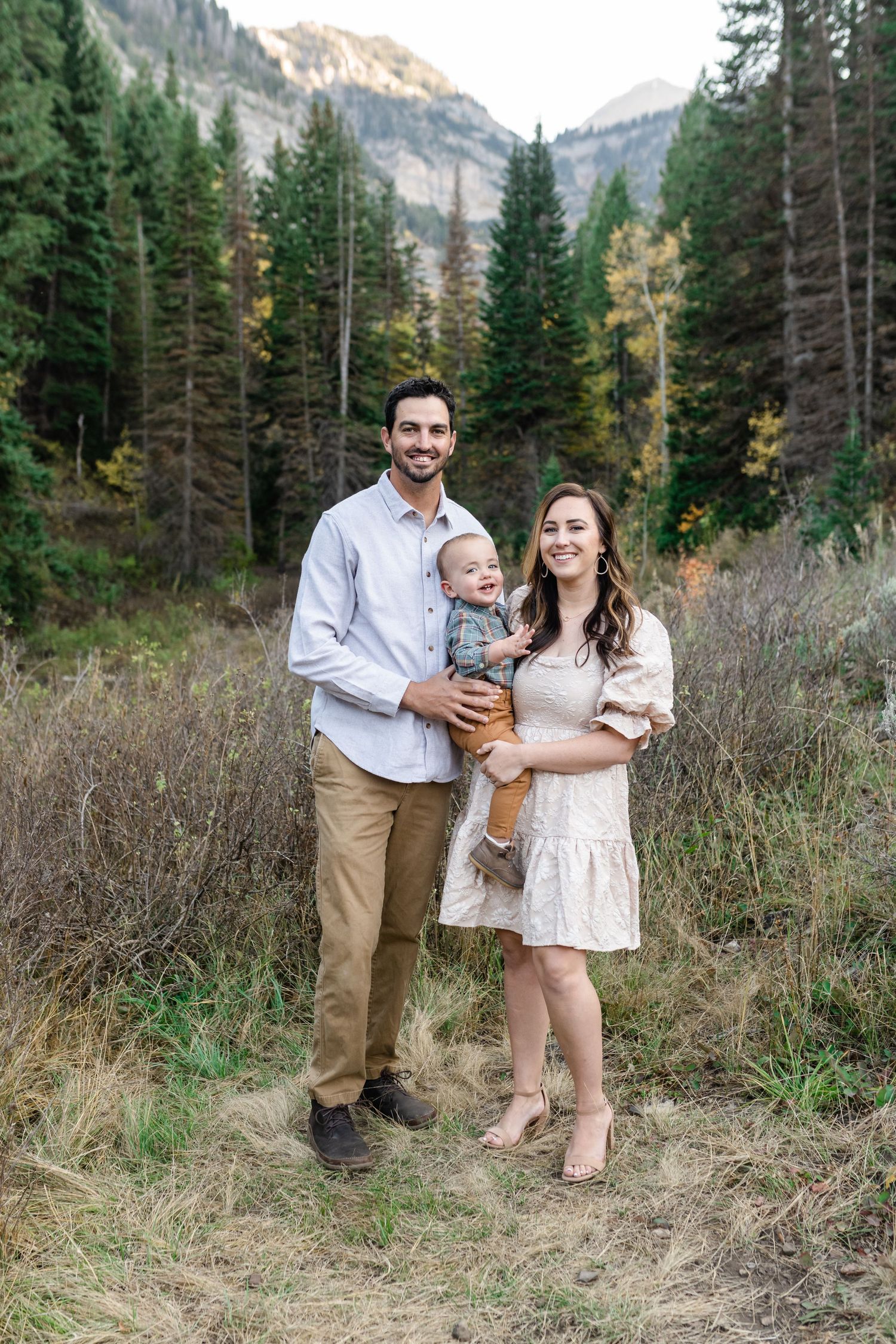 Dreamy and timeless fall family photos in the mountains by Coley Cook, Utah county family photographer