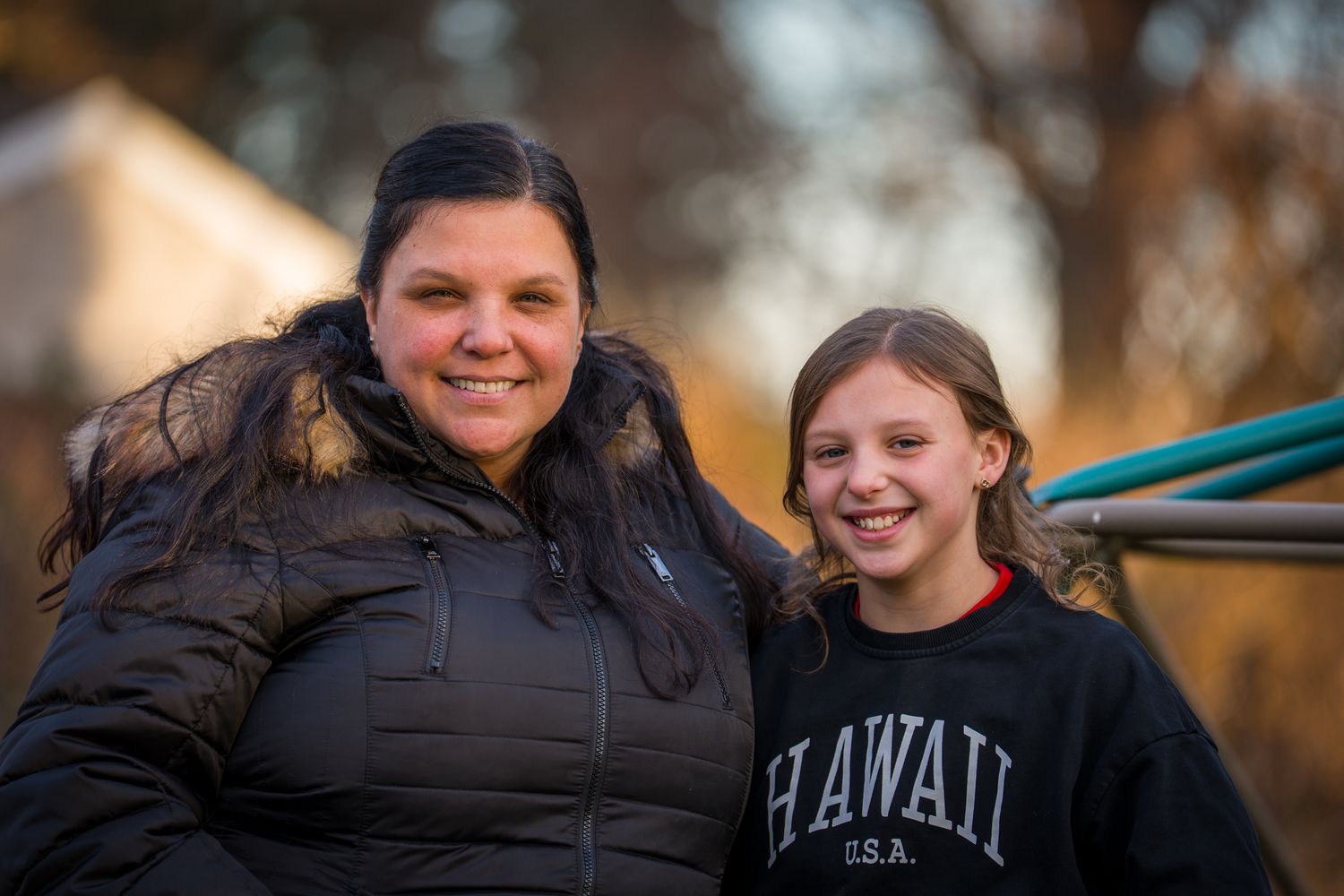 Mom and daughter