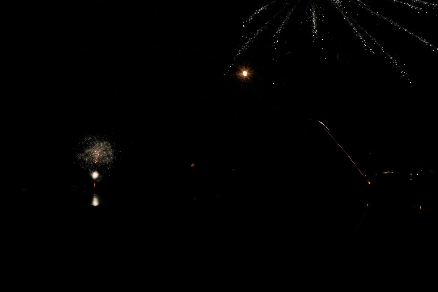 A series of dark night sky images showing stars and celestial objects against a black background.