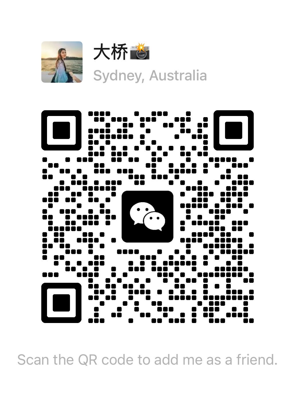 Hey Qiao WeChat