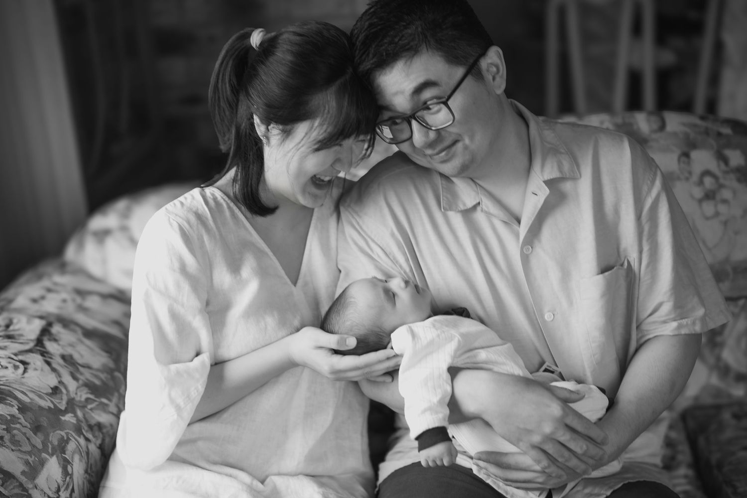 In -home newborn session from Hey Qiao Photography Sydney