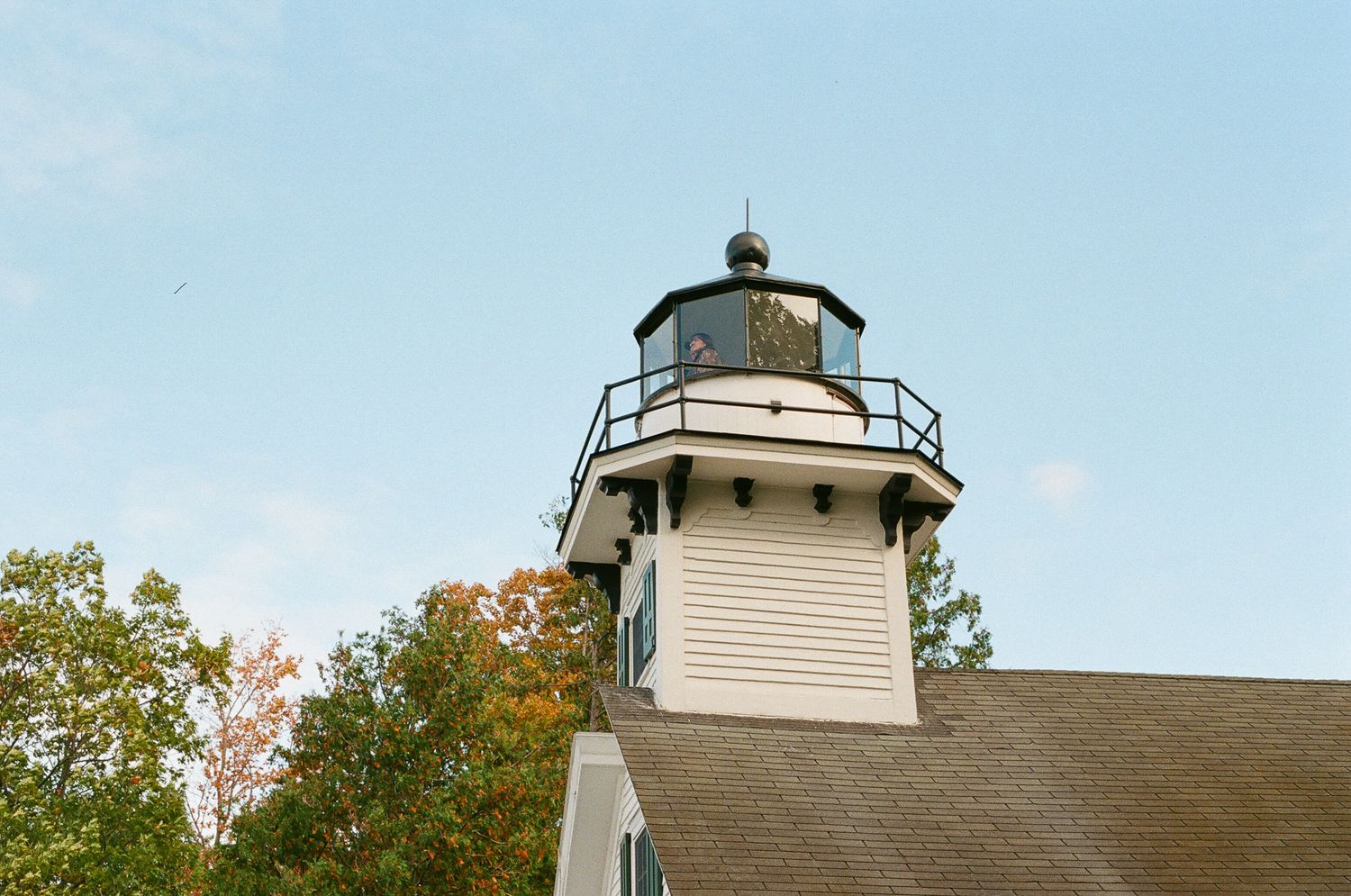 Mission Pointe Lighthouse Traverse City, Michigan film photography