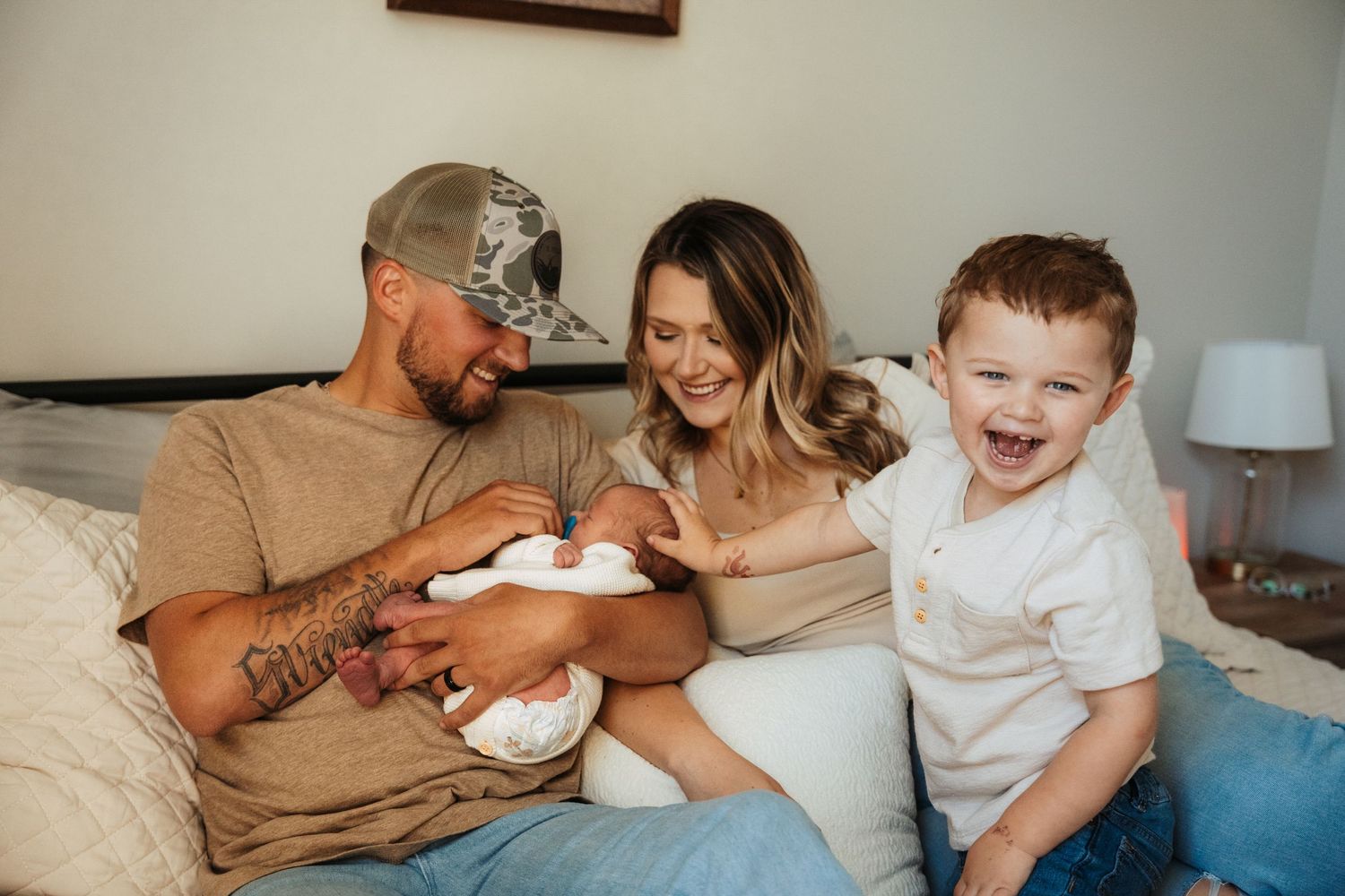 Natural lifestyle family photography session showing authentic moments of connection.