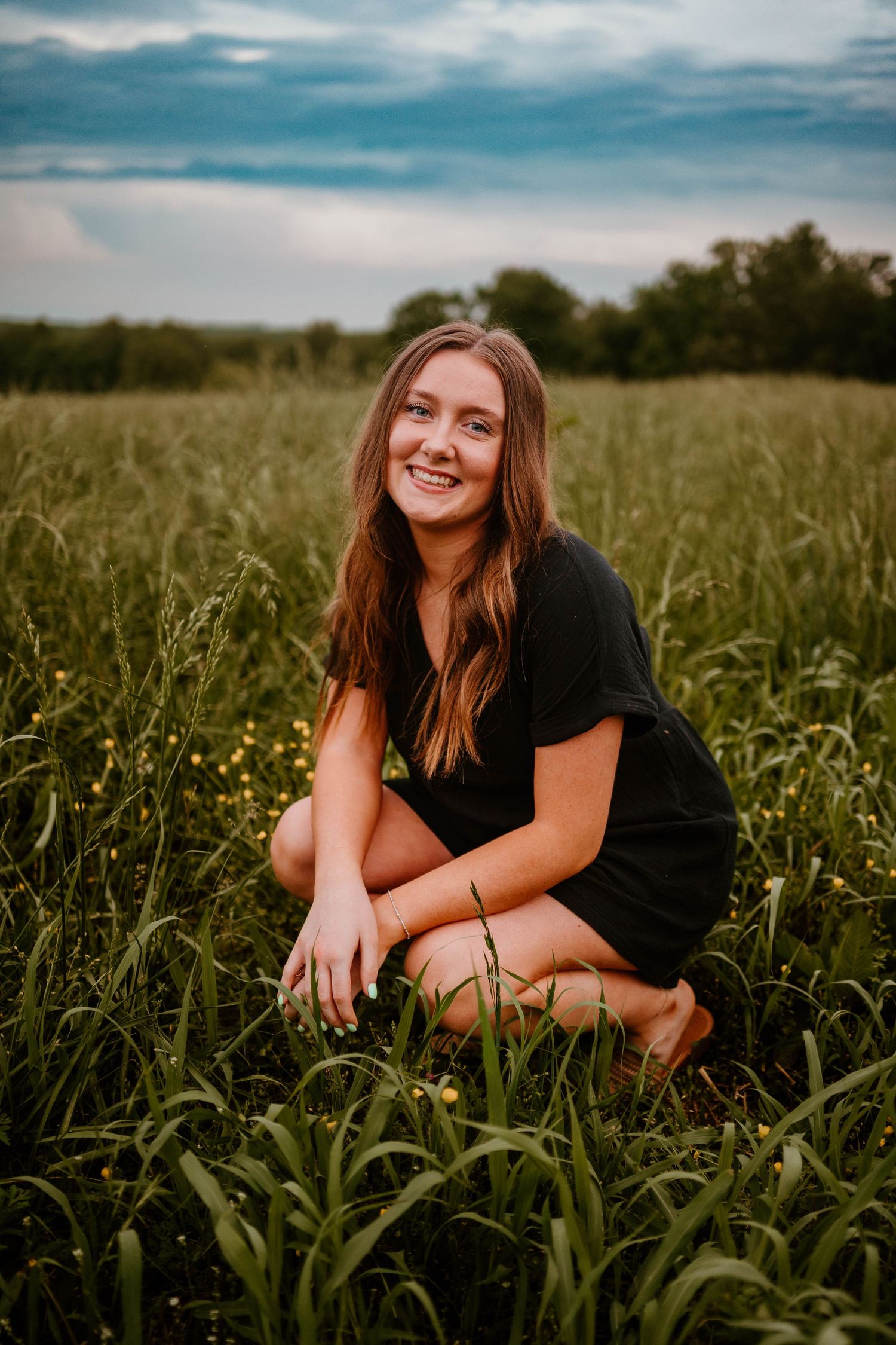 Natural candid moments captured in a lush cornfield during golden hour.
