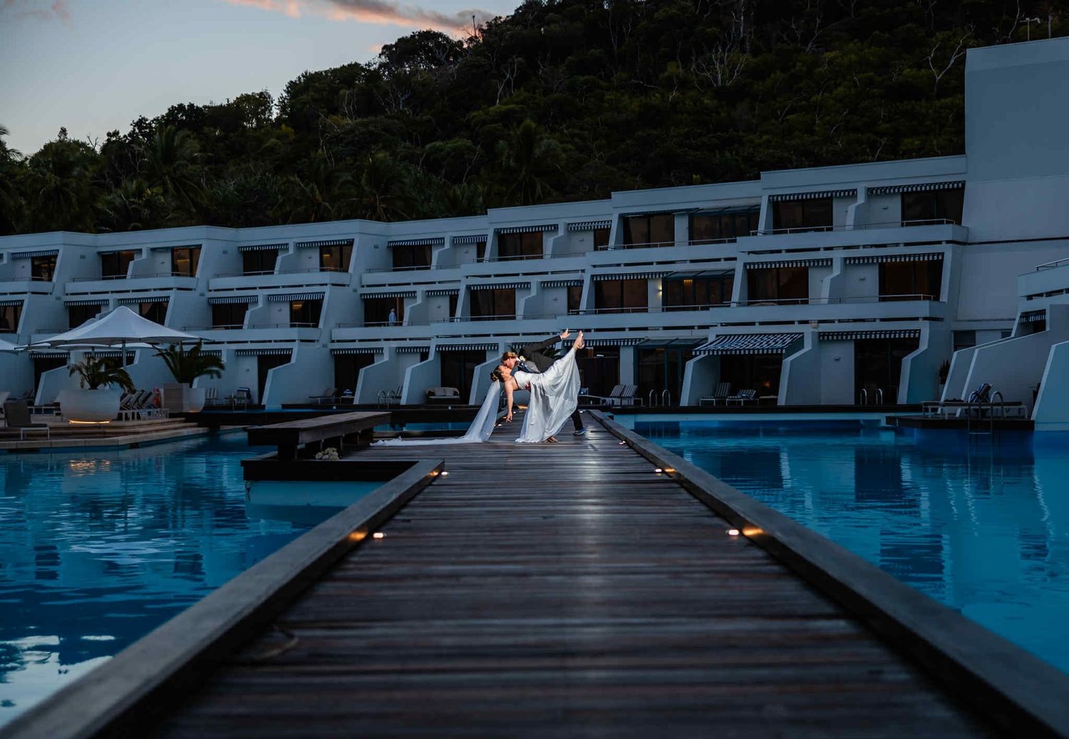 Hayman Island Weddings | Bridal Photo | Hayman Island Pool