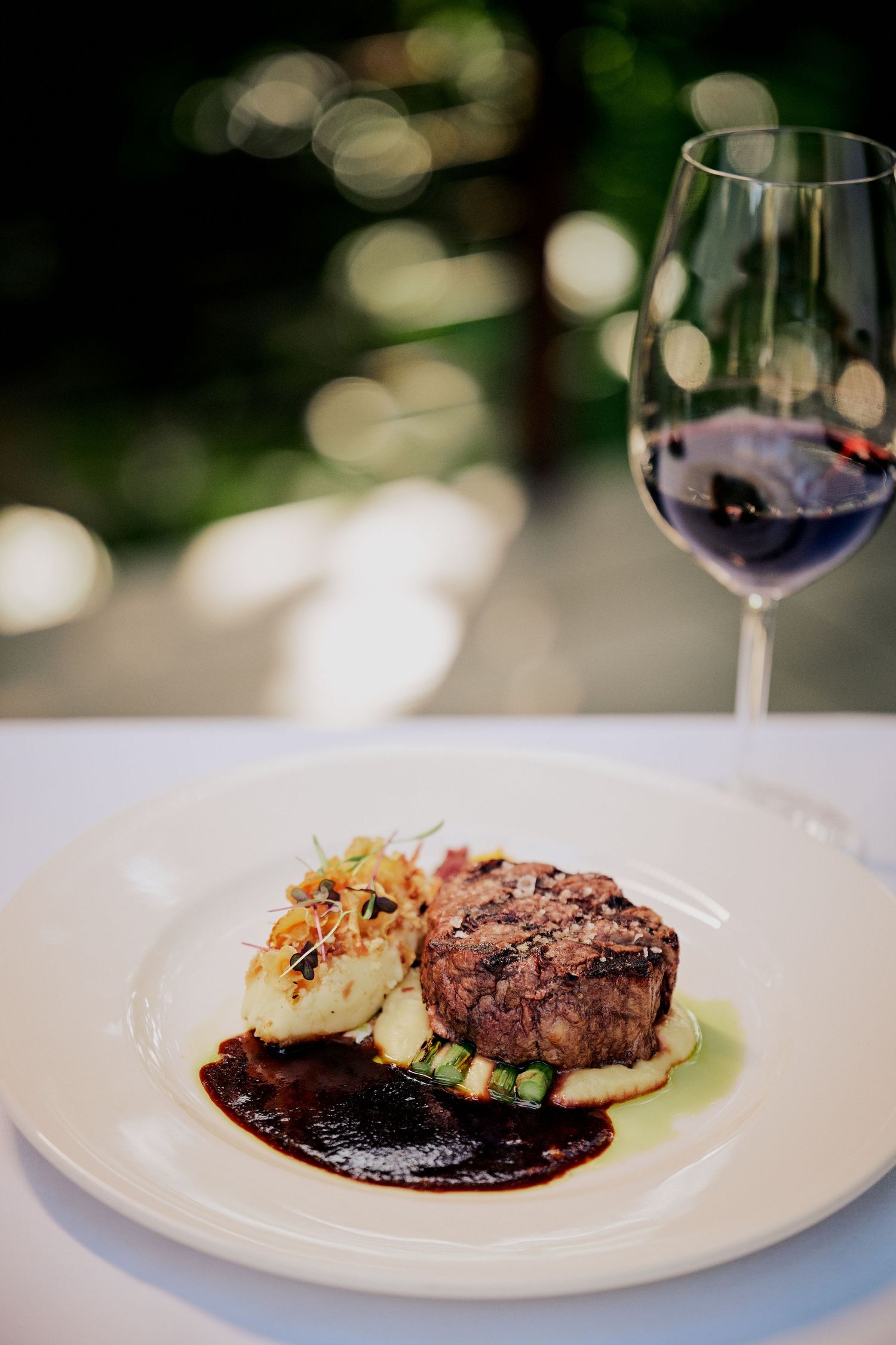 Beef dish on a table