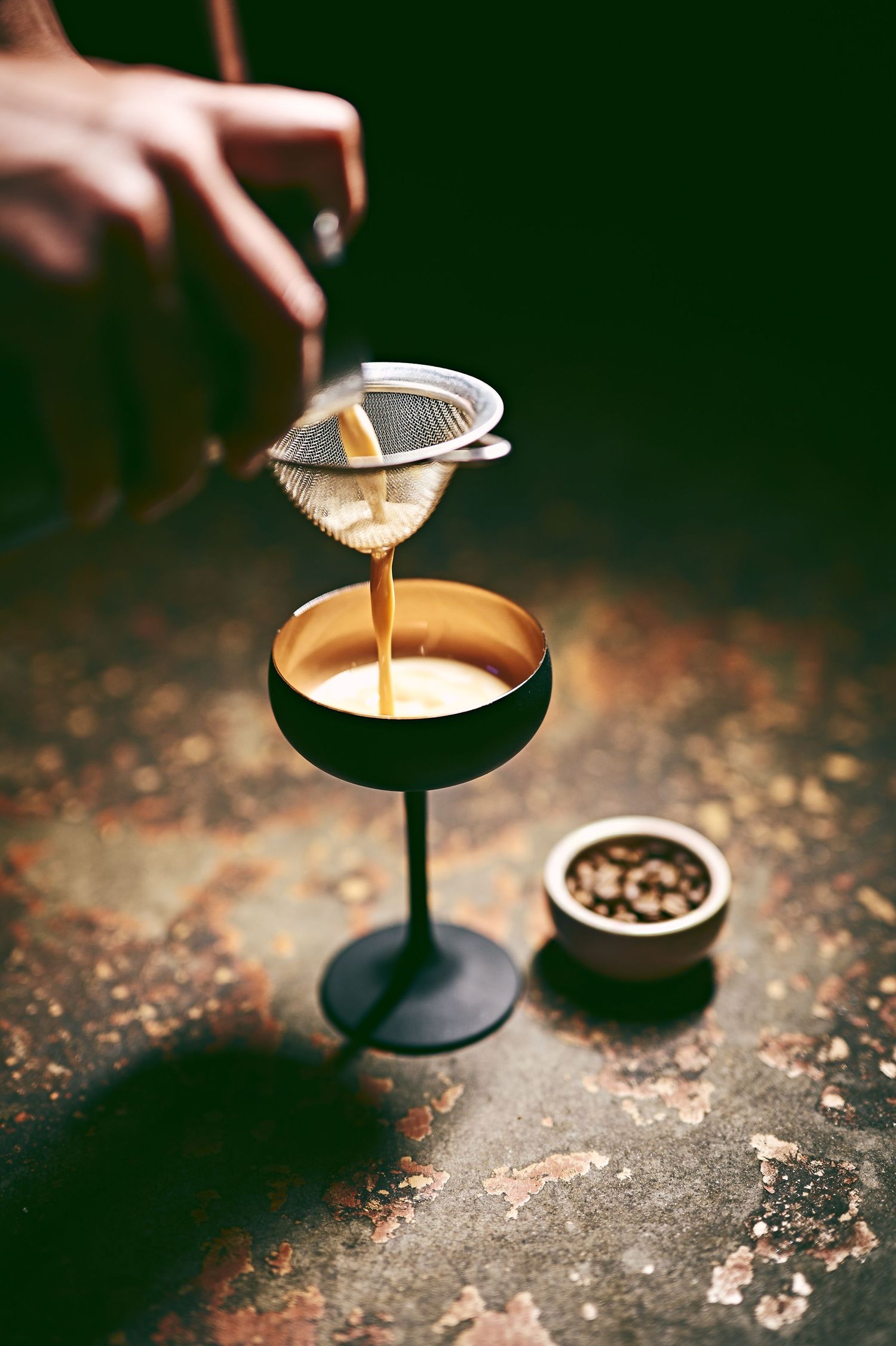 Cocktail on a table for a restaurant