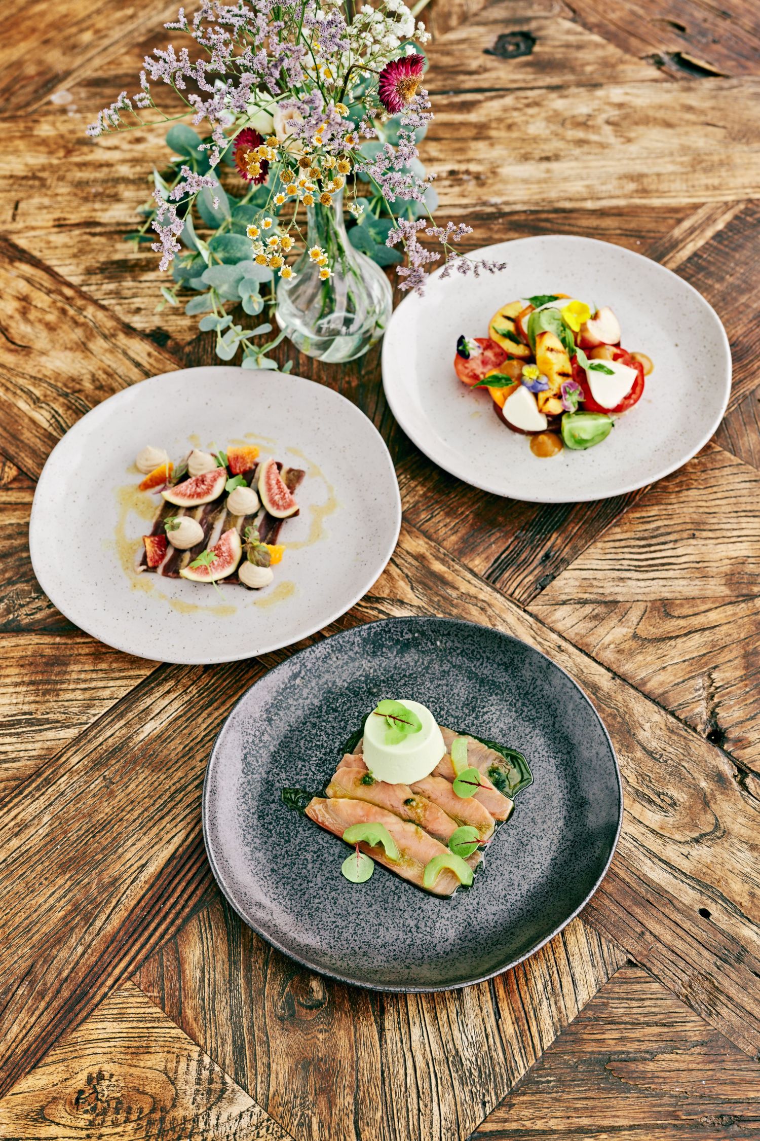 salad of yummy foods on a table