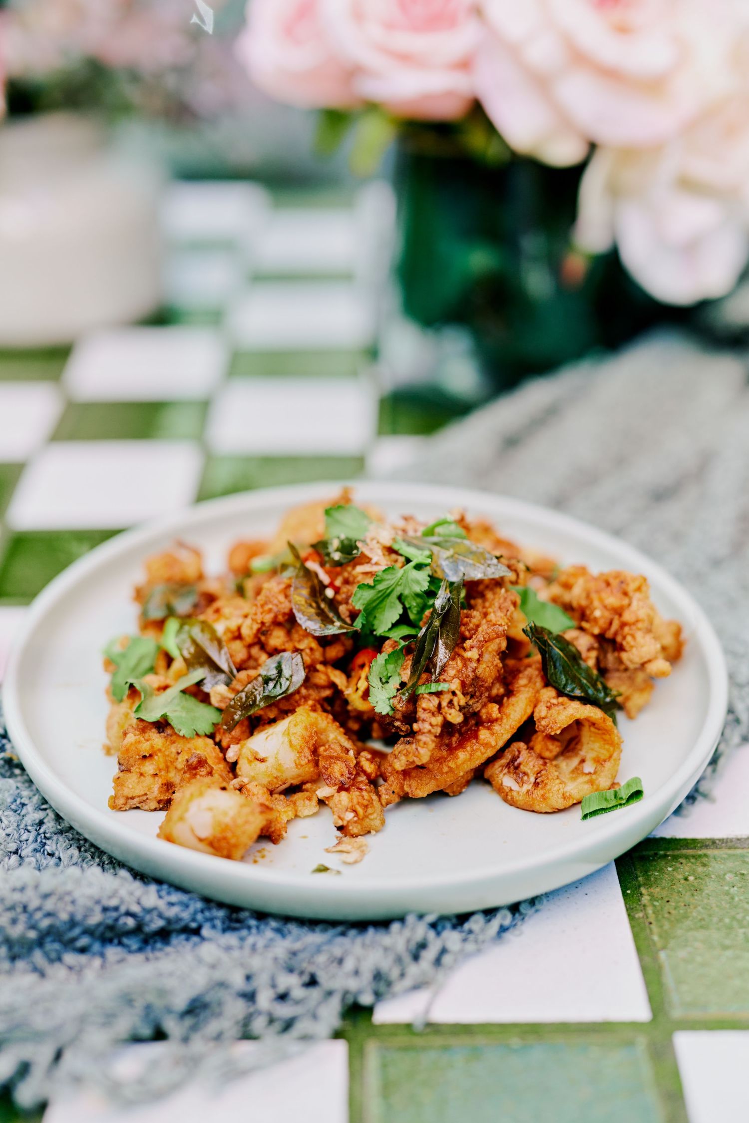 food on a table for a restaurant
