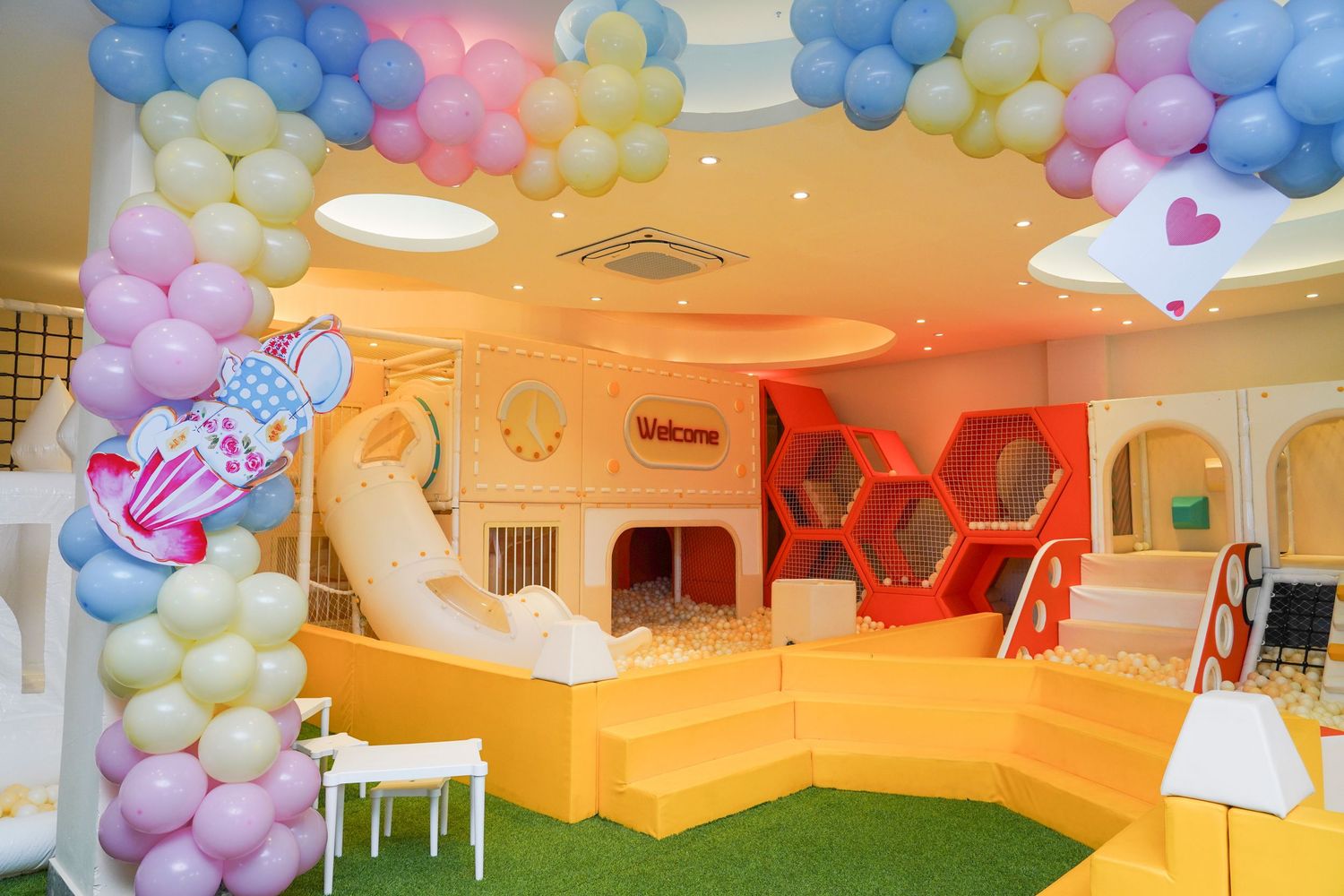 Fotografía profesional, fiesta de cumpleaños 1er. año.  temático Alicia en el país de las maravillas. Familia y amigos. Decoración