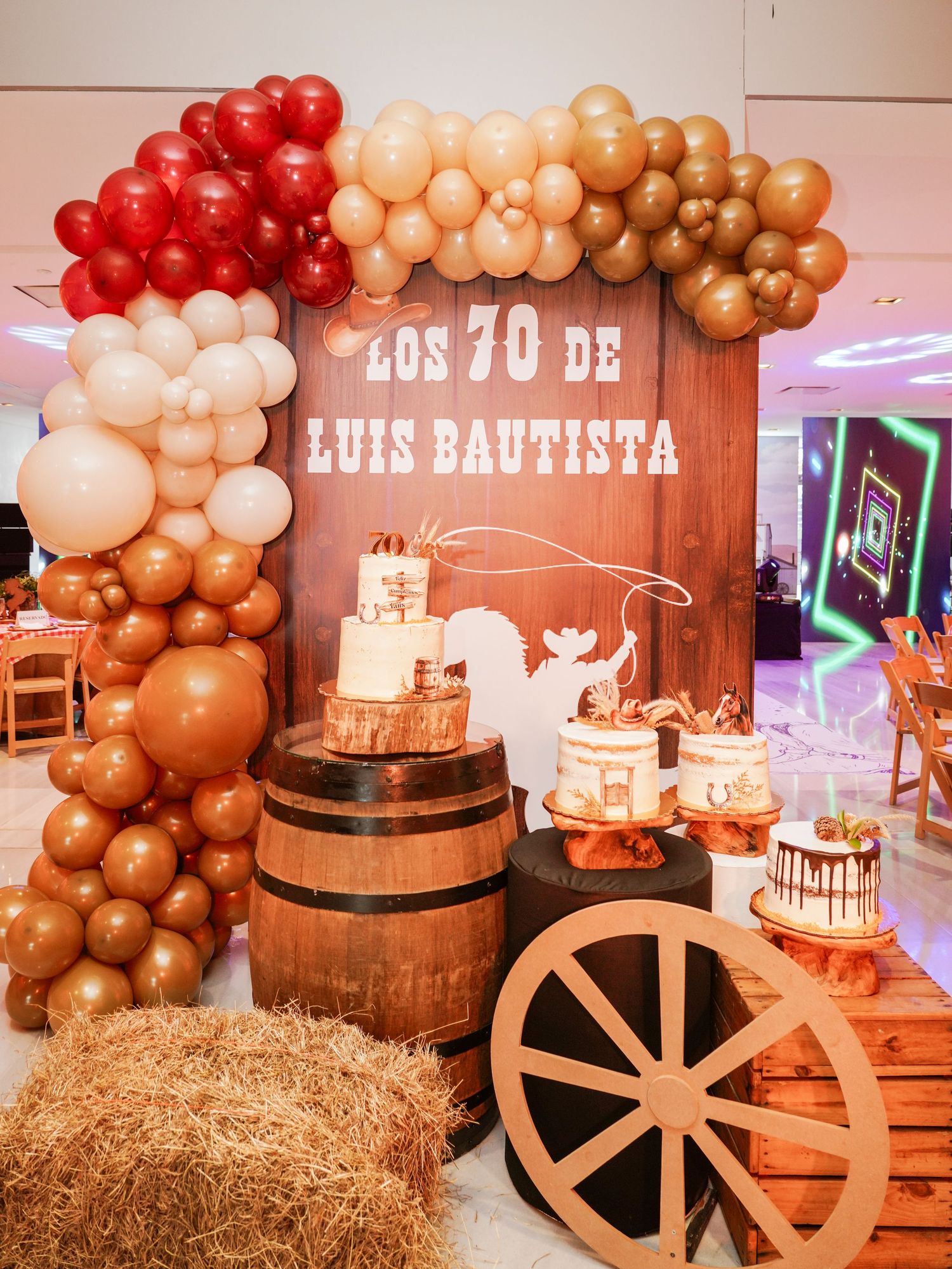 Fotografía profesional, cumpleaños temática vaqueros fotos decoración