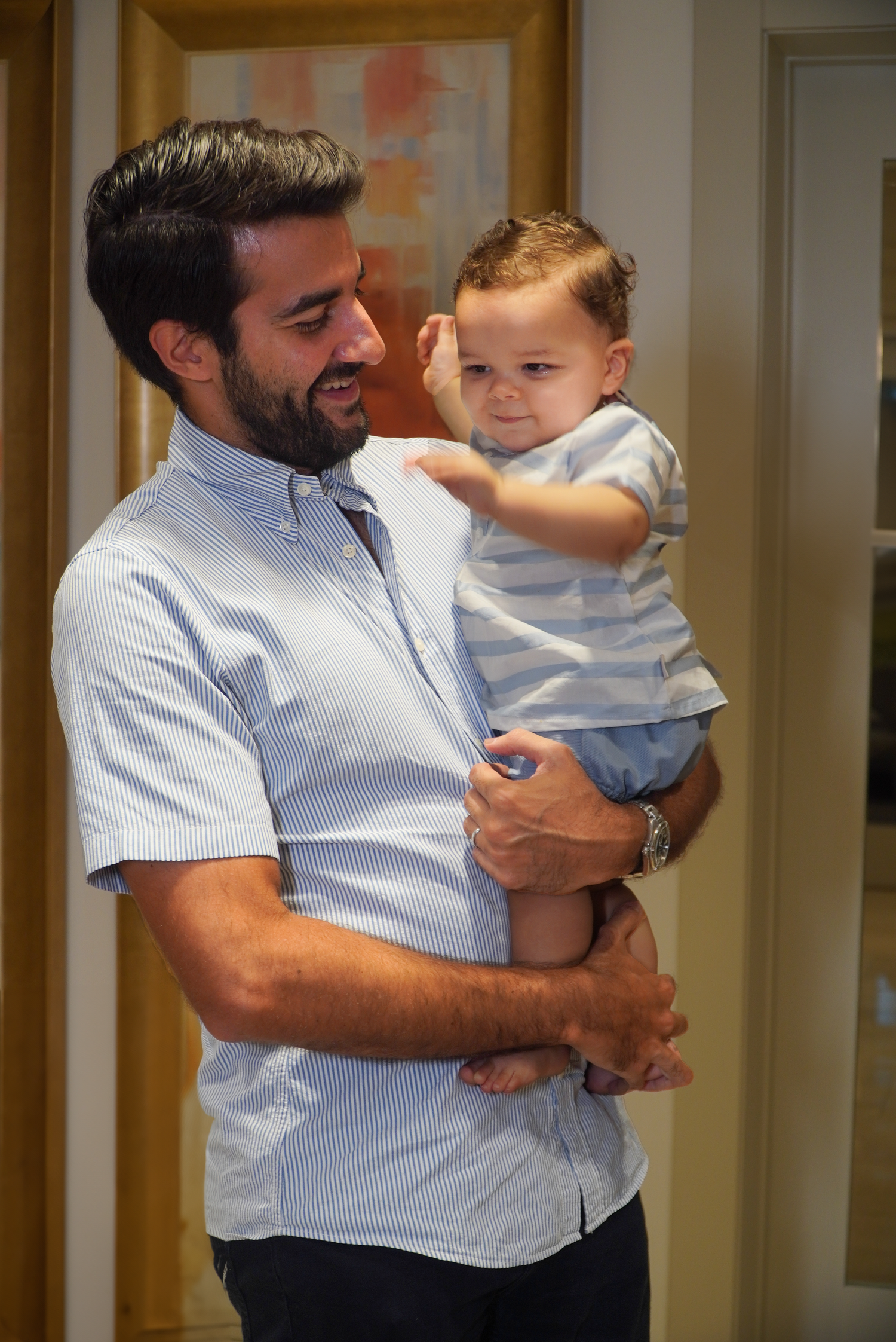 Fotografía profesional, Sección fotográfica en familia . Set casa..