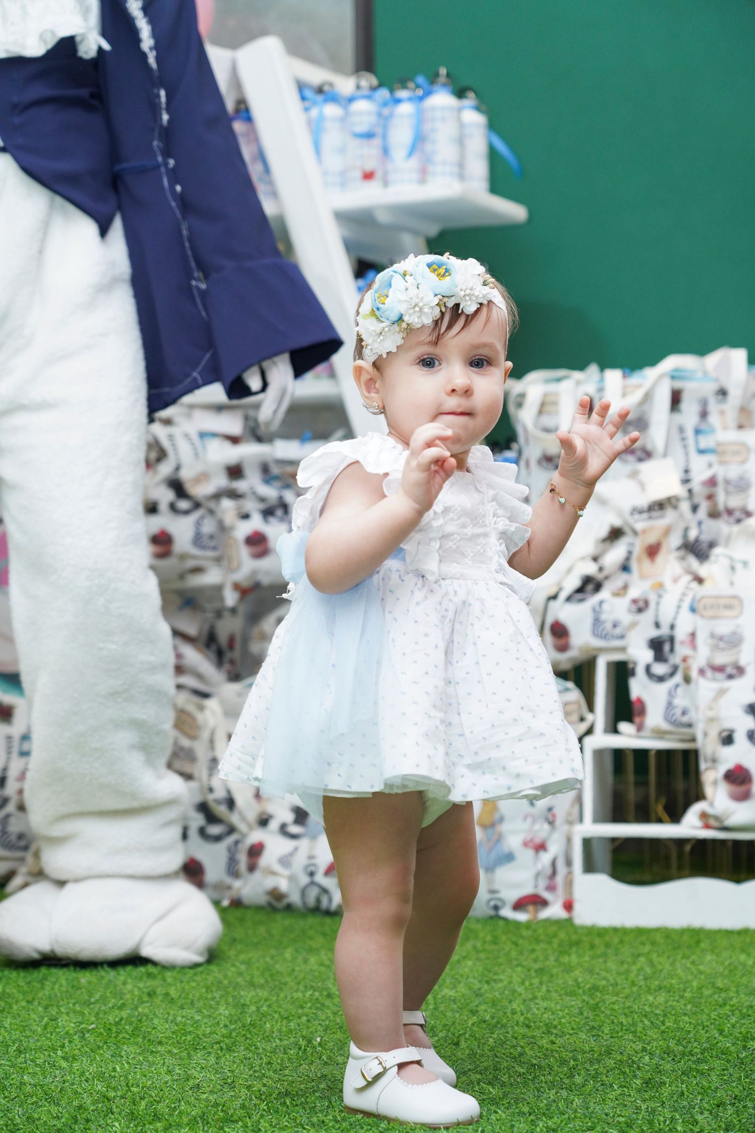 Fotografía profesional, fiesta de cumpleaños 1er. año.  temático Alicia en el país de las maravillas. Familia y amigos.