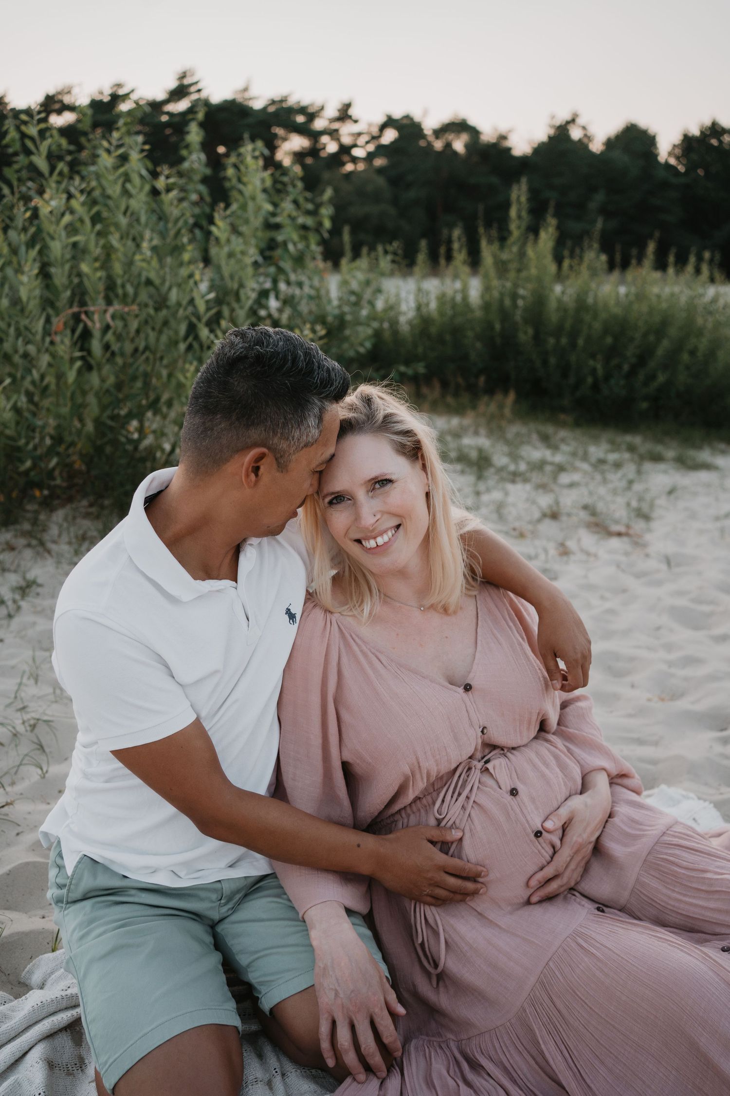 Zwangerschapsshoot op de Soesterduinen
