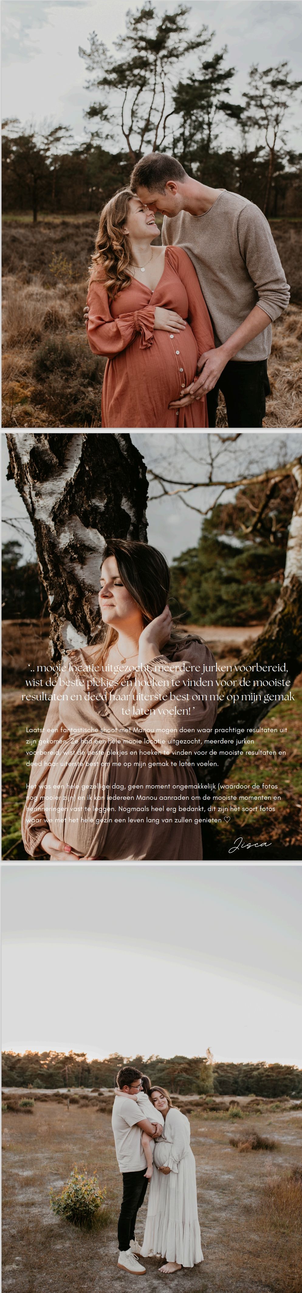 Brochure zwangerschapsshoot