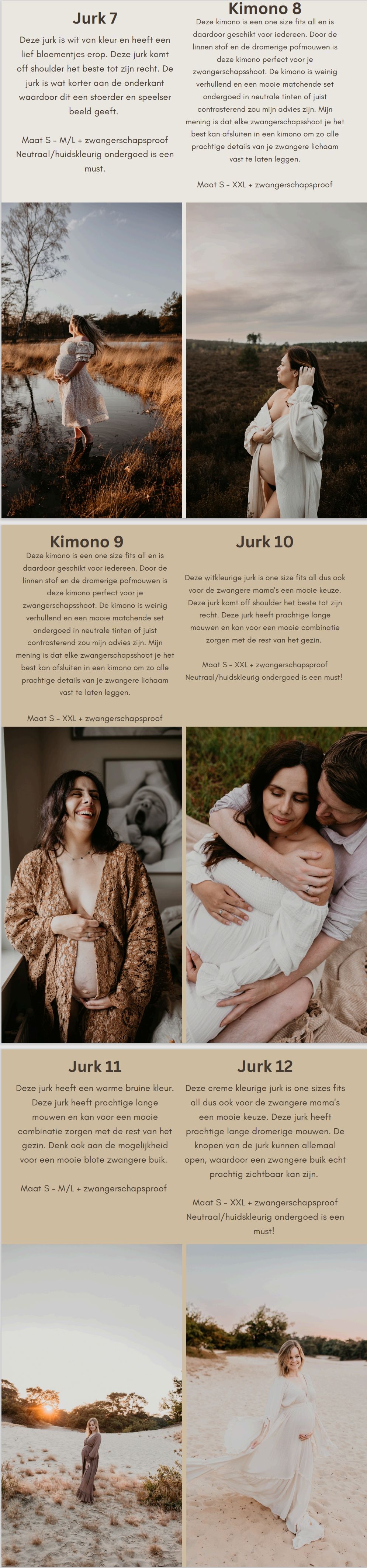 Brochure zwangerschapsshoot