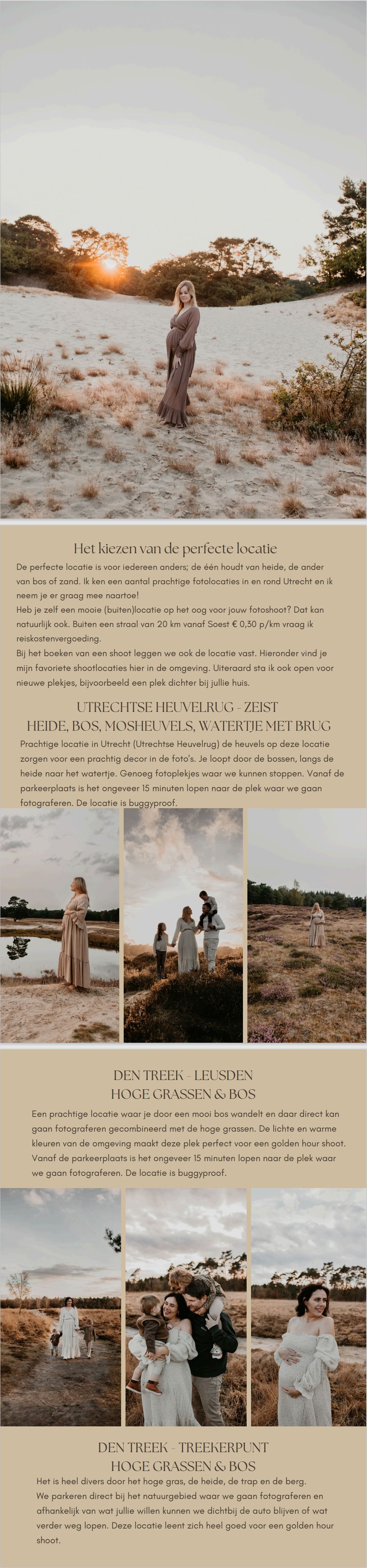 Brochure zwangerschapsshoot