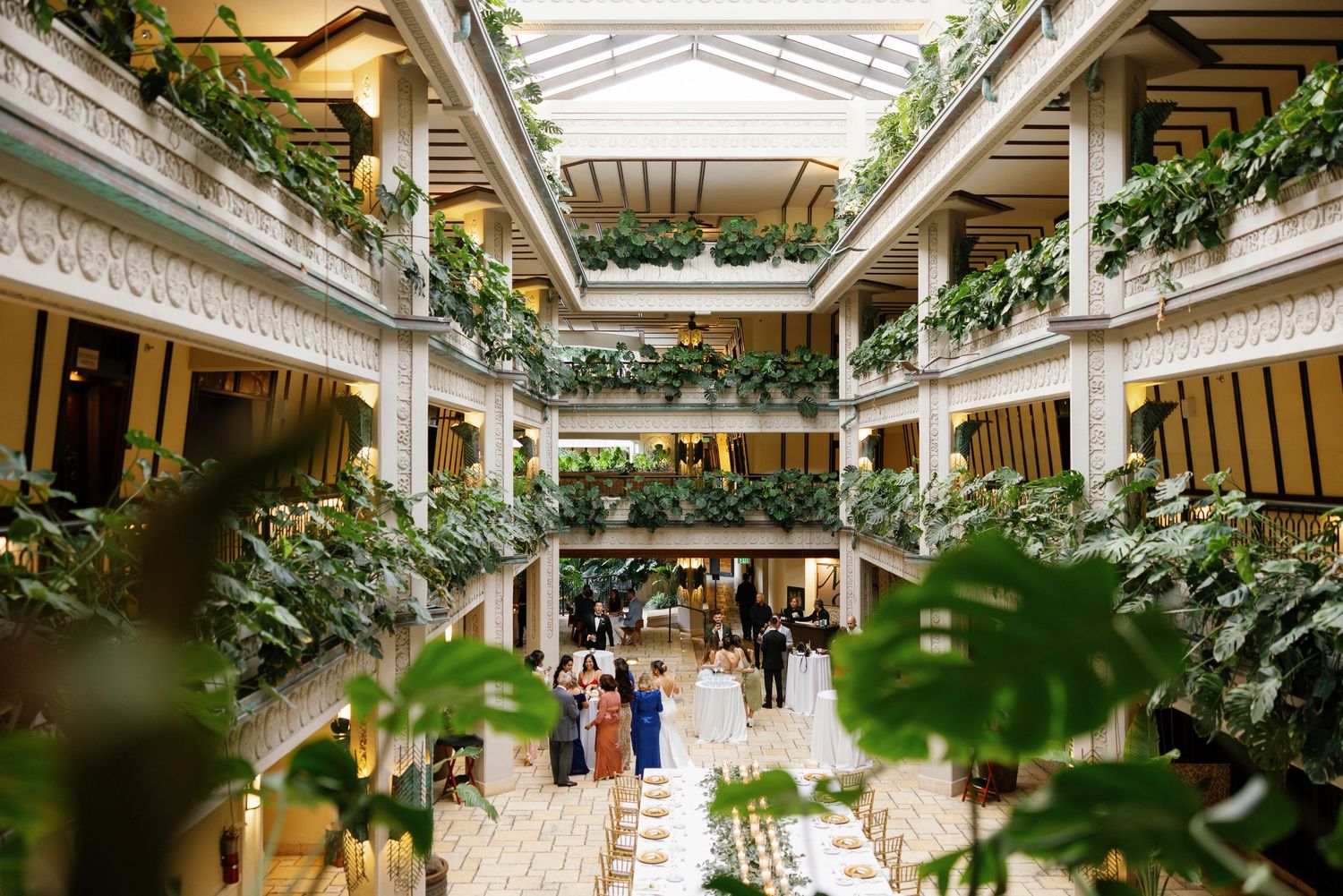 Mayfair house wedding reception