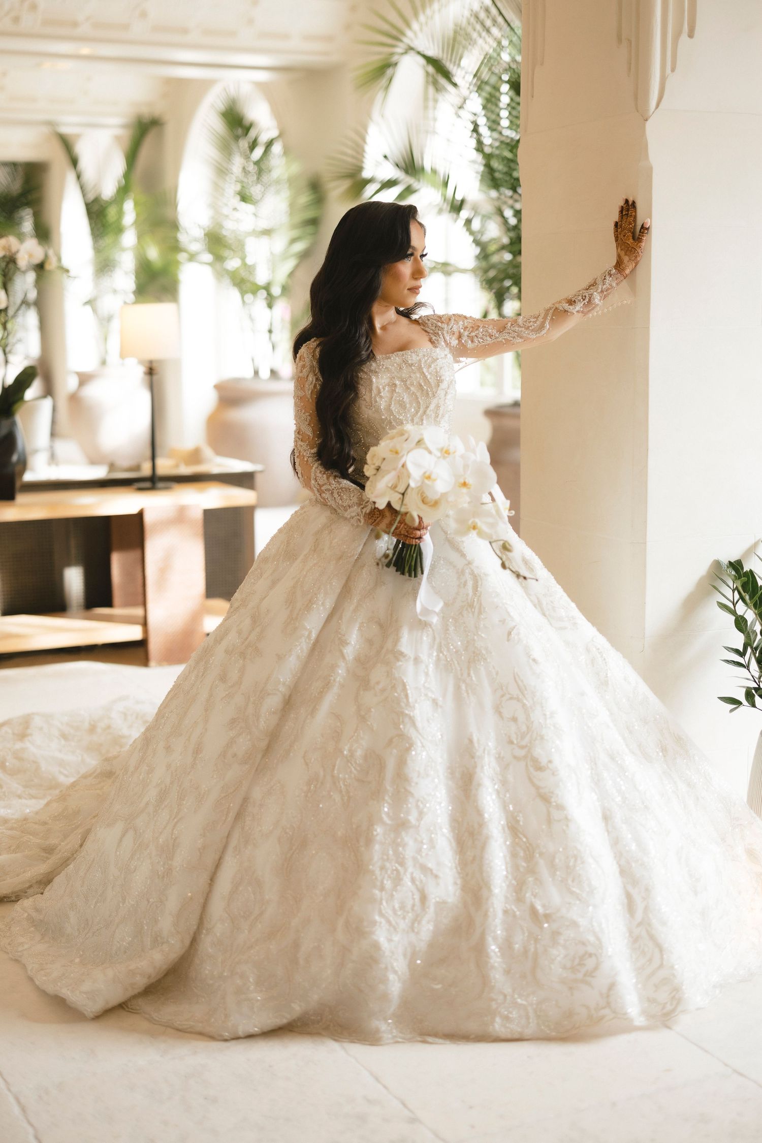 Boca wedding / bridal portraits / south east asian weddings